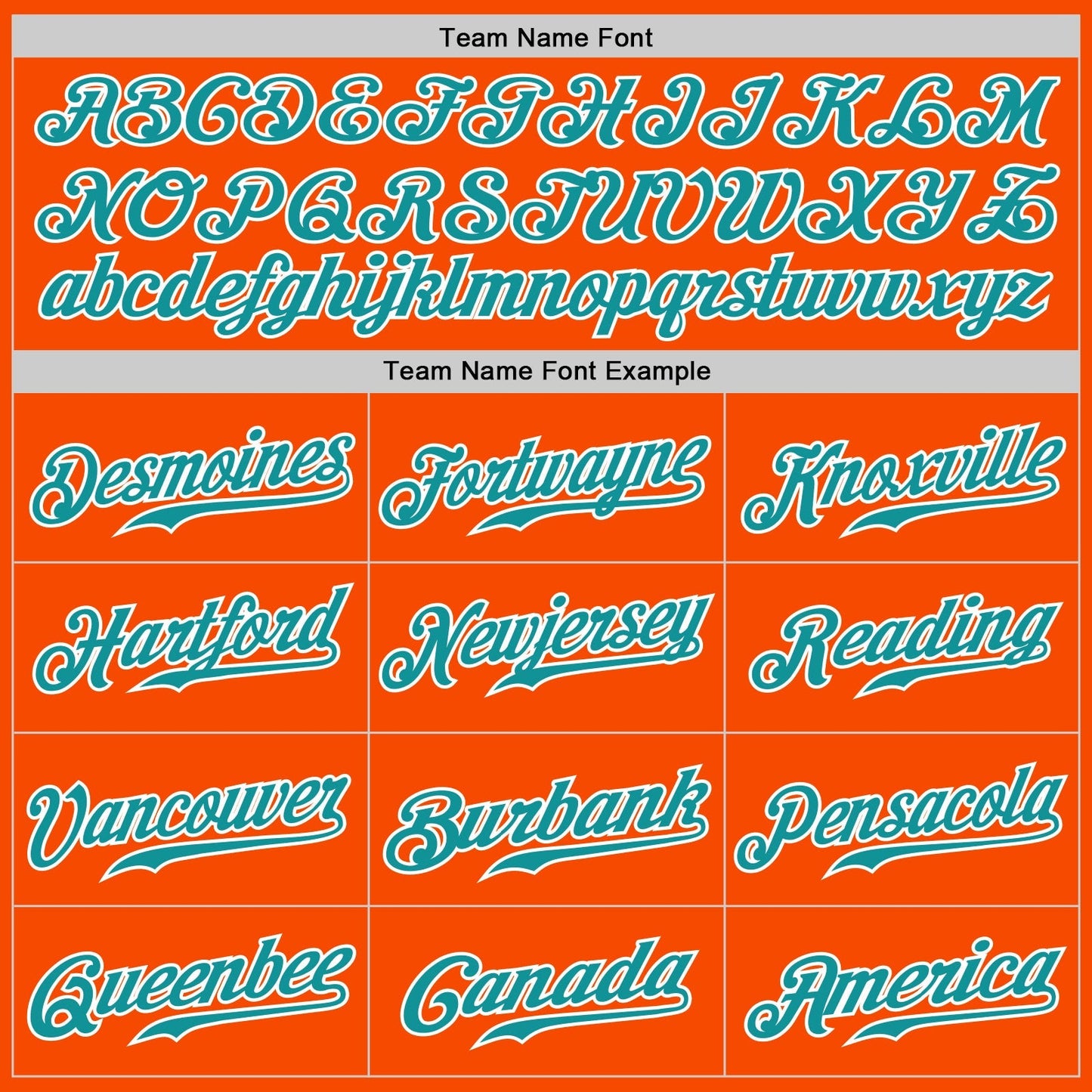 Custom Orange White Pinstripe Teal-White Authentic Baseball Jersey baseball jersey product view 5