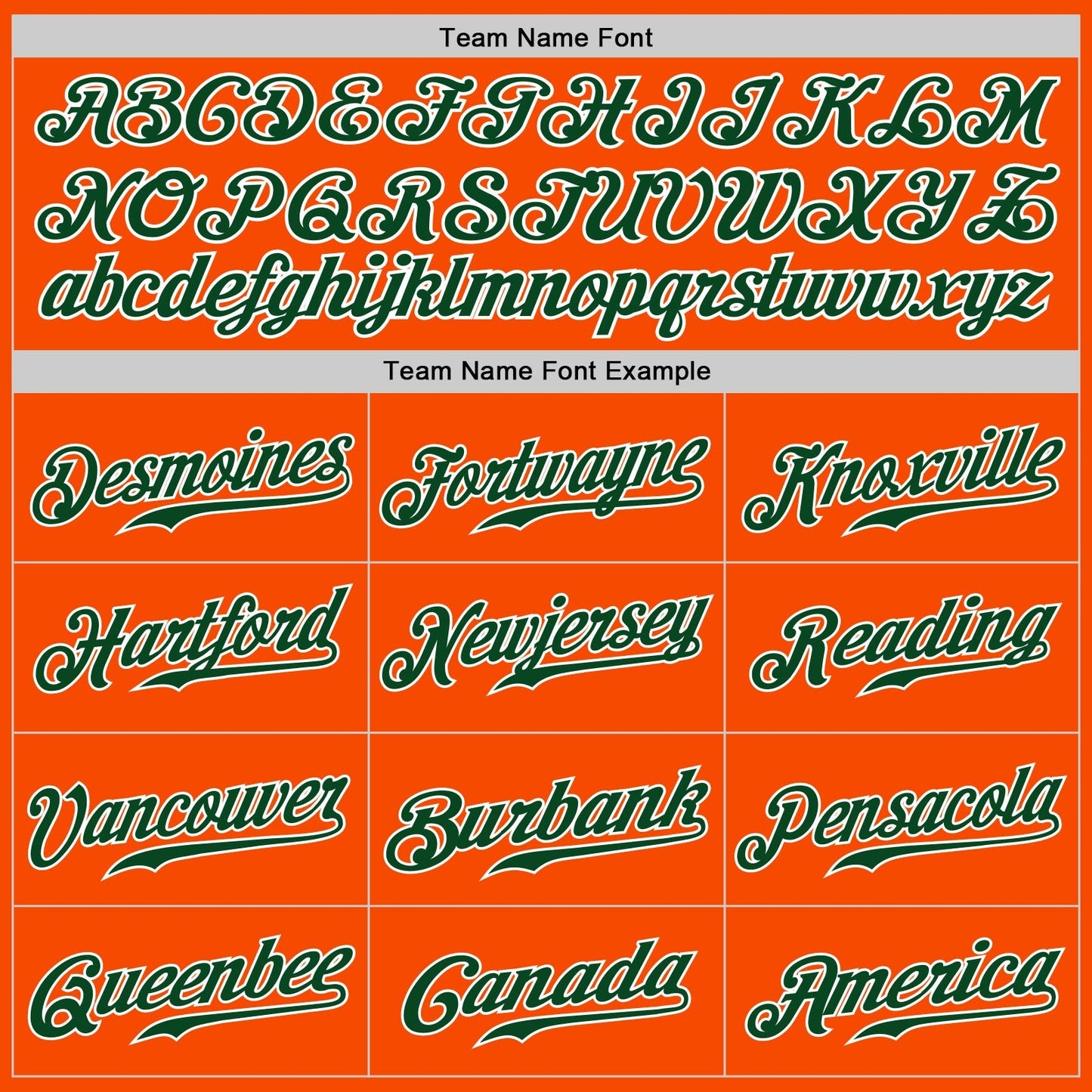 Custom Orange Green-White Authentic Baseball Jersey baseball jersey product view 4