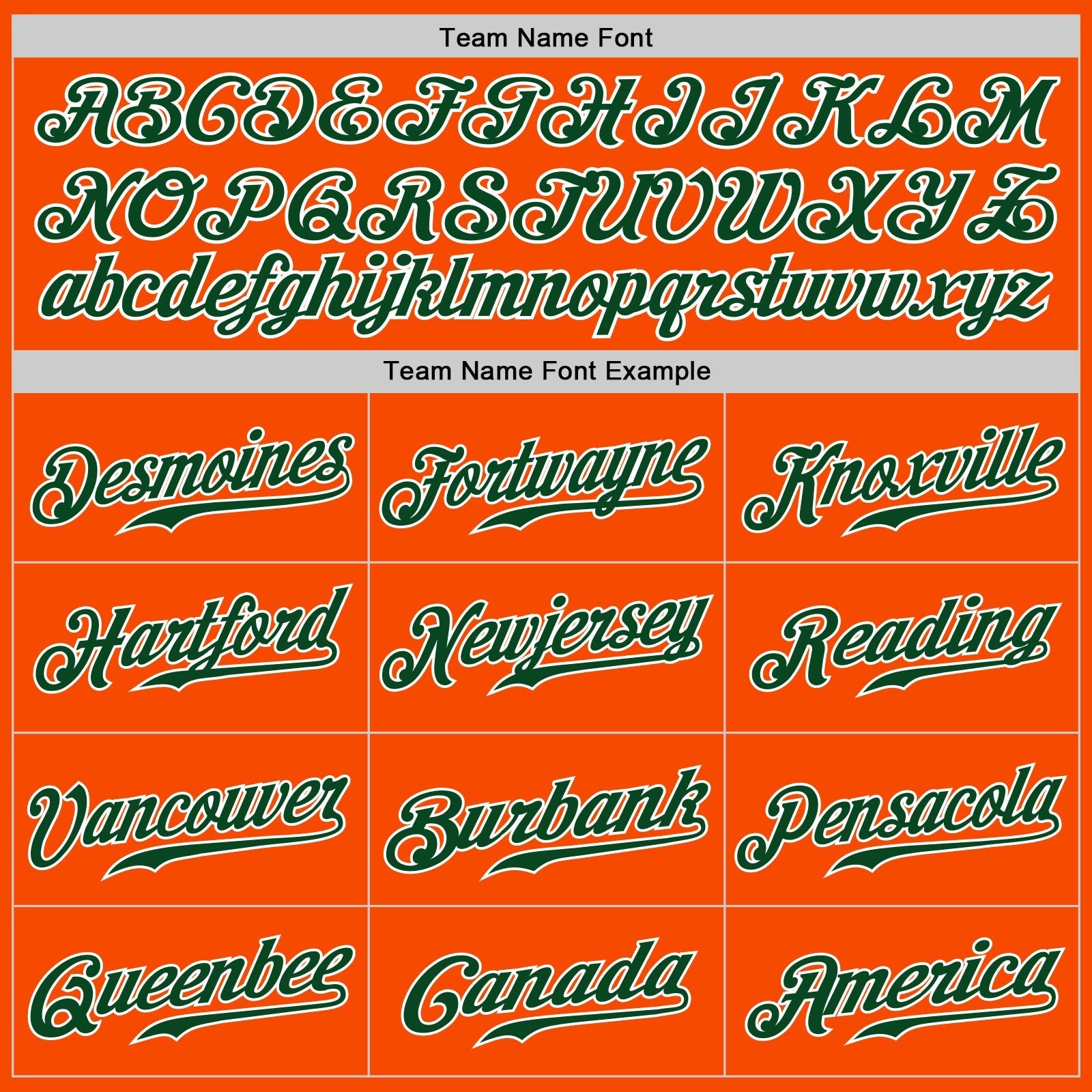Custom Orange Green-White Authentic Baseball Jersey baseball jersey product view 4