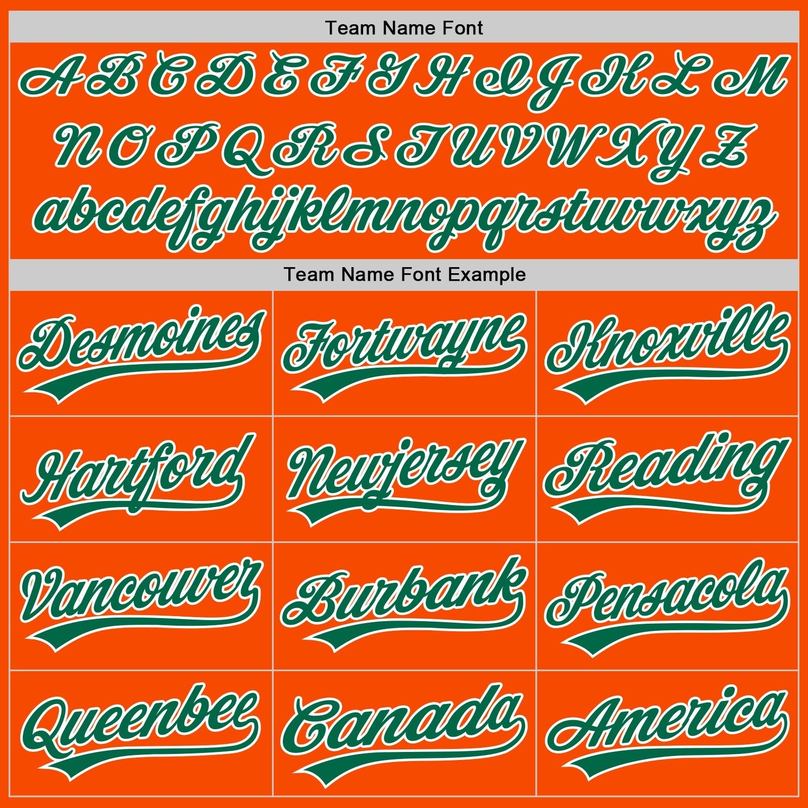Custom Orange Kelly Green-White Authentic Baseball Jersey baseball jersey product view 4