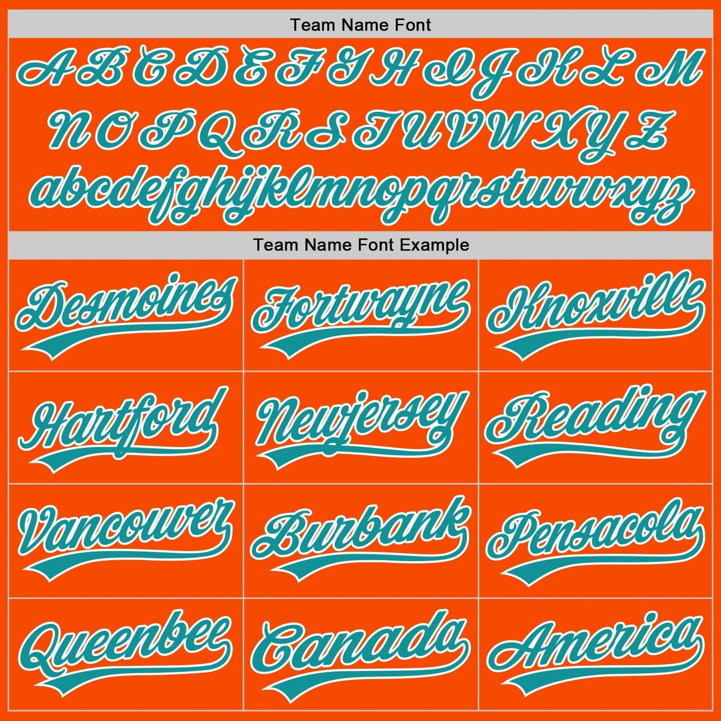 Custom Orange Teal-White Authentic Baseball Jersey baseball jersey product view 4