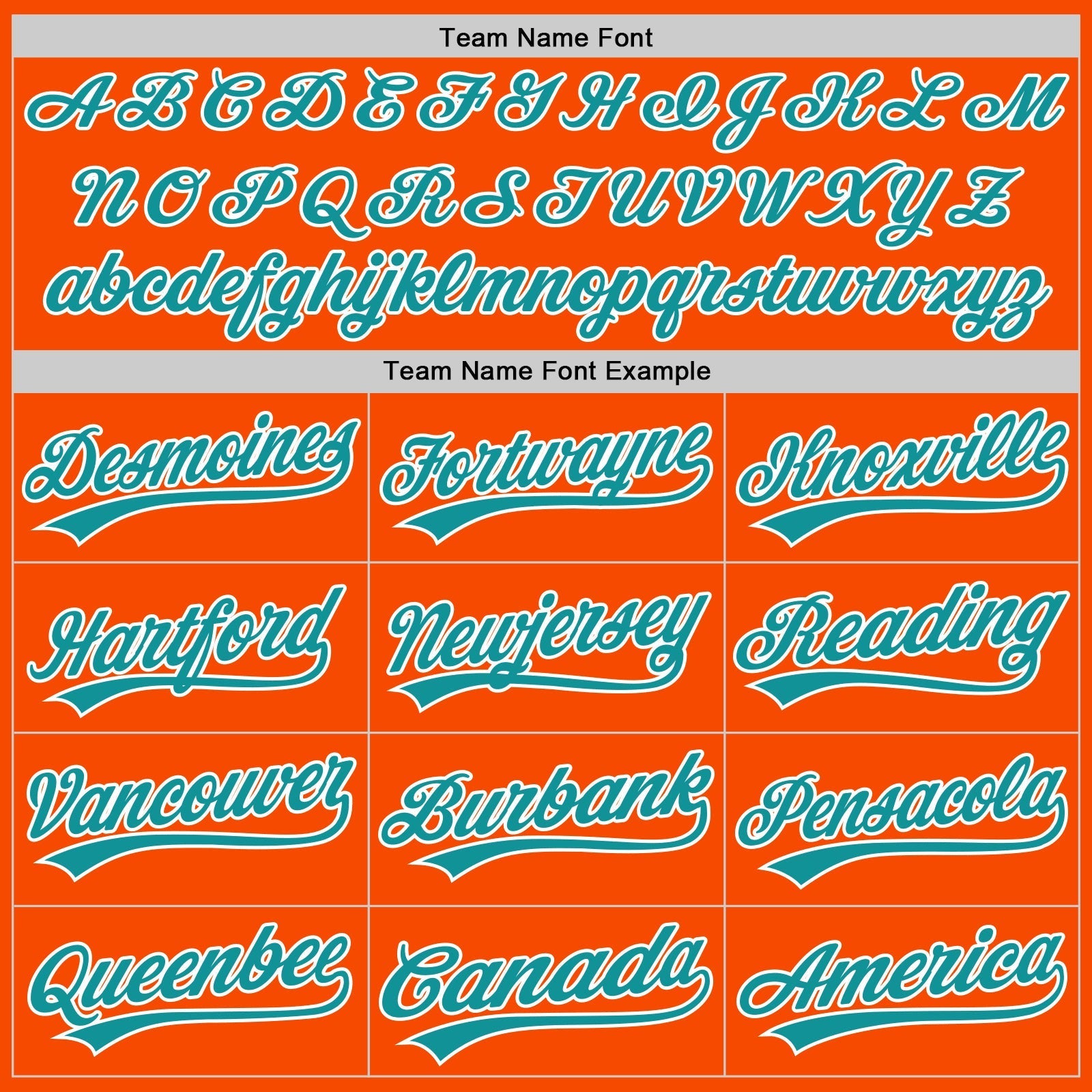 Custom Orange Teal-White Authentic Baseball Jersey baseball jersey product view 4