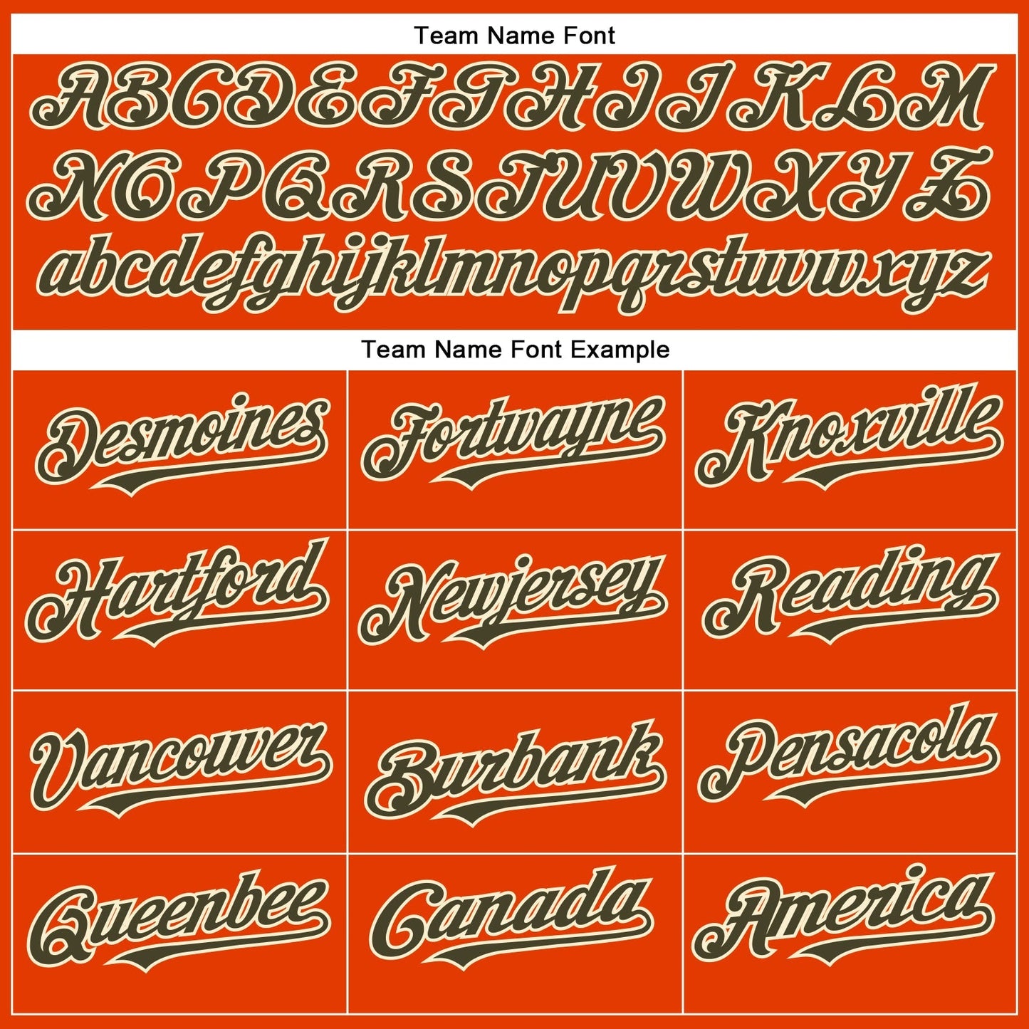 Custom Orange Olive-Cream Authentic Baseball Jersey baseball jersey product view 4
