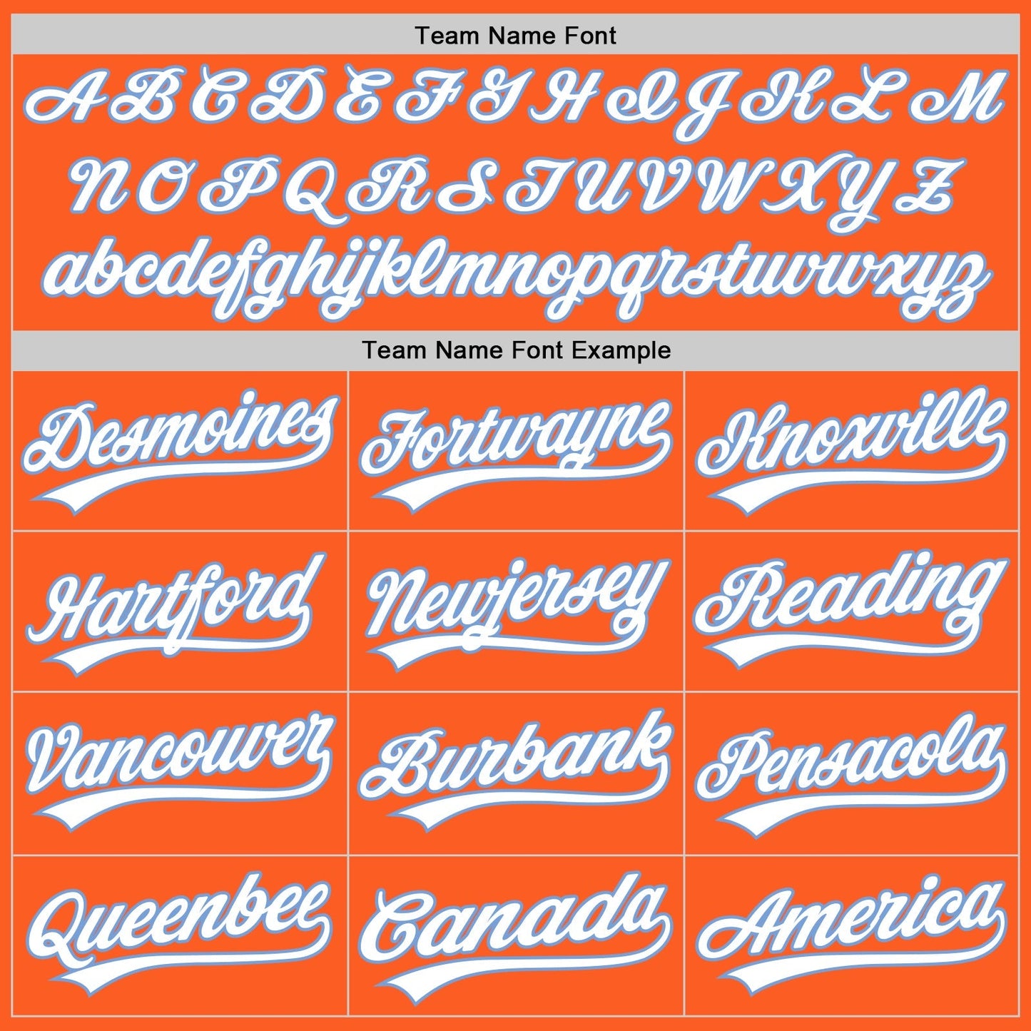 Custom Orange White-Light Blue Authentic Throwback Baseball Jersey baseball jersey product view 4