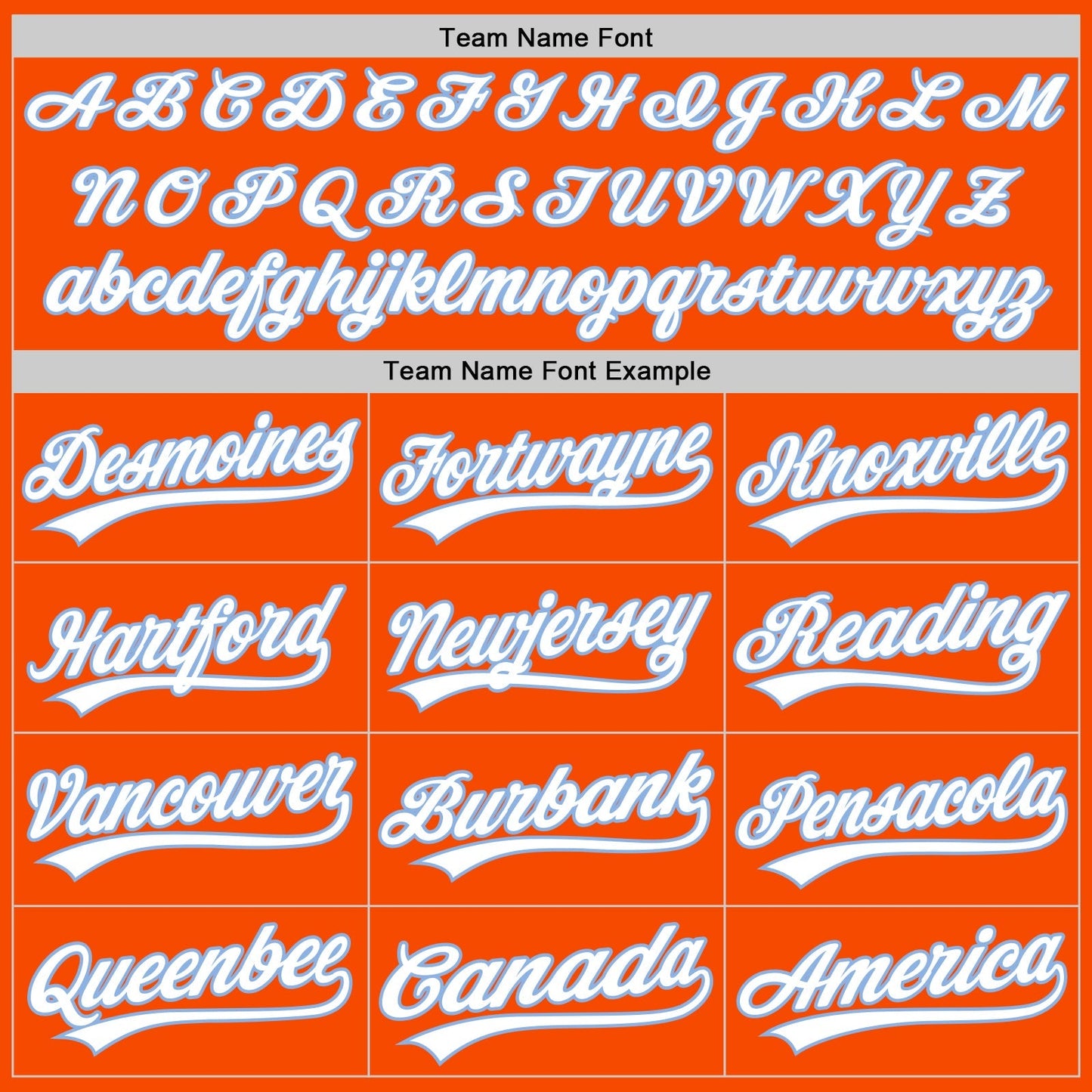 Custom Orange White-Light Blue Authentic Baseball Jersey baseball jersey product view 4