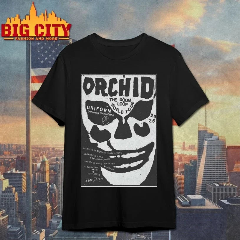 Orchid The Doom Loop 2026 Shows Poster shirt Unisex T-shirt, Sweatshirt, Hoodie, Long Sleeve Tee - T-Shirt, Sweatshirt, Hoodie