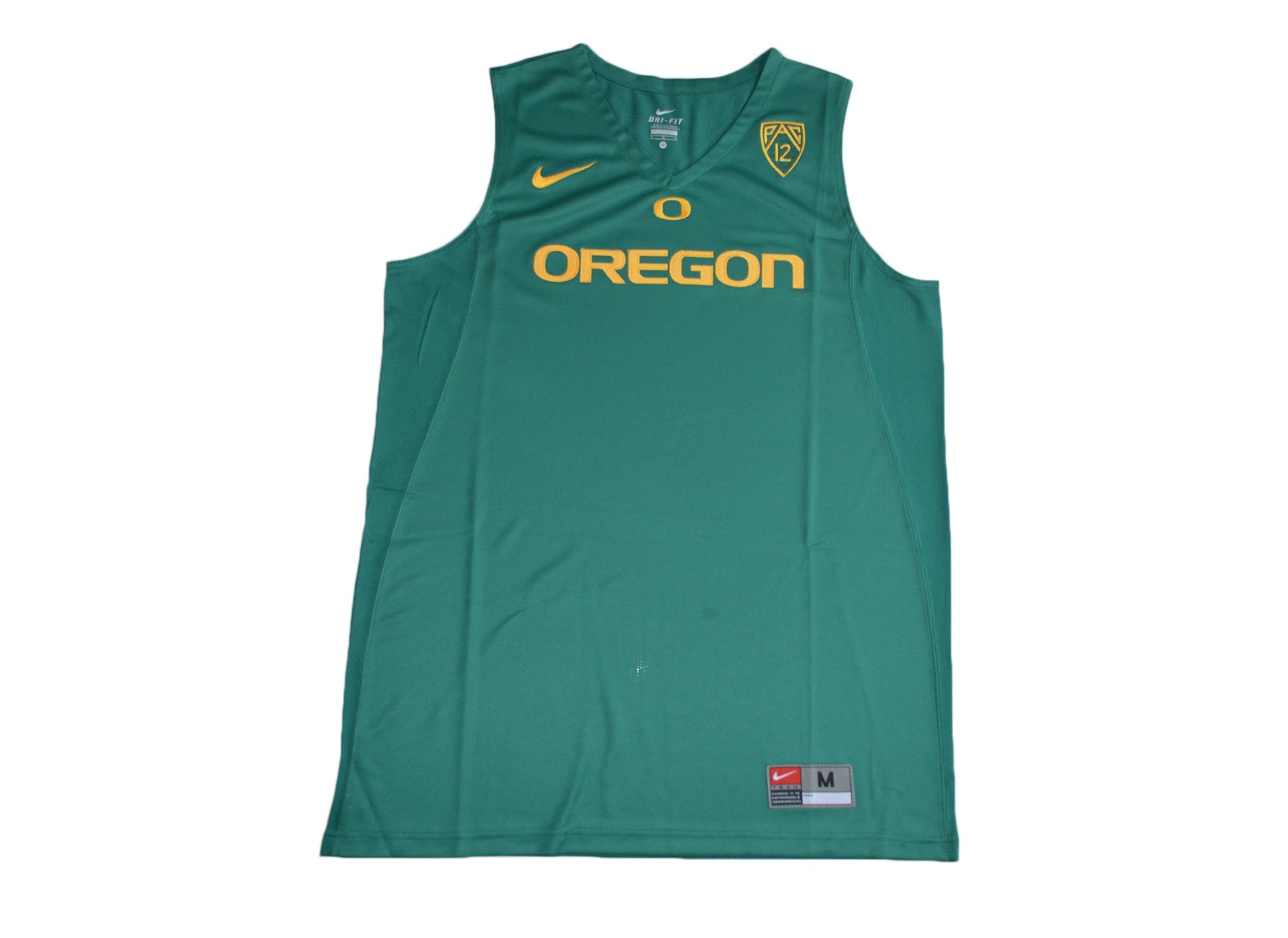 Oregon Basketball Green Front College Football Jersey football jersey product view 1