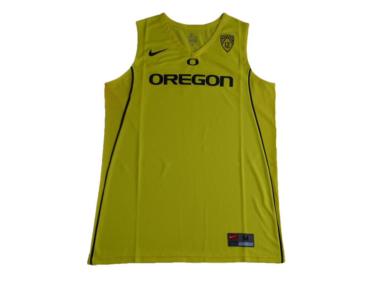 Oregon Basketball Yellow Front College Football Jersey football jersey product view 1
