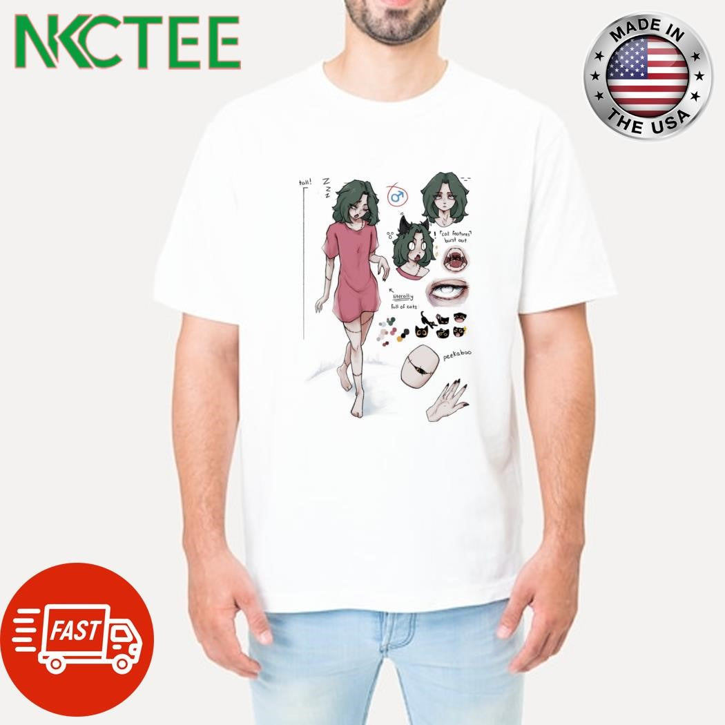 Original 2.0 naraillust peekaboo shirt Unisex T-shirt, Sweatshirt, Hoodie, Long Sleeve Tee - T-Shirt, Sweatshirt, Hoodie