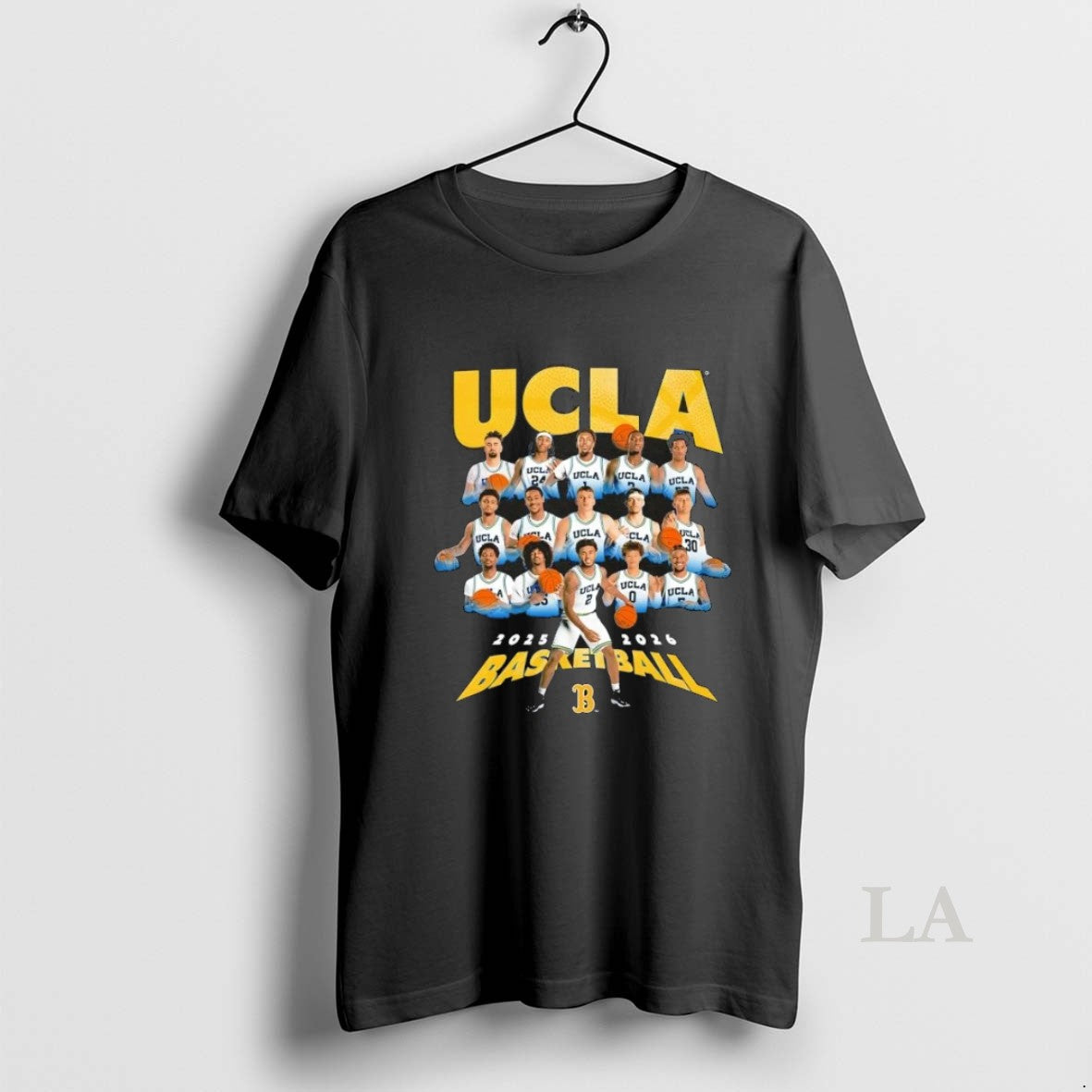 Original 2025 2026 Ucla Bruins Mens Basketball Team Players Unisex T-shirt, Sweatshirt, Hoodie, Long Sleeve Tee - T-Shirt, Sweatshirt, Hoodie