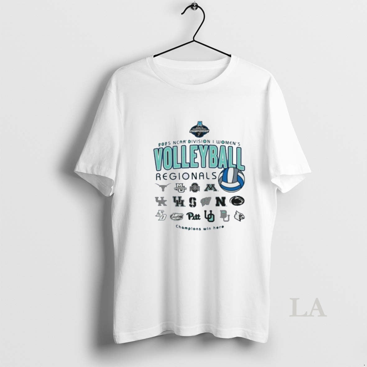 Original 2025 Ncaa Di Womens Volleyball Regional Teams - T-Shirt, Sweatshirt, Hoodie