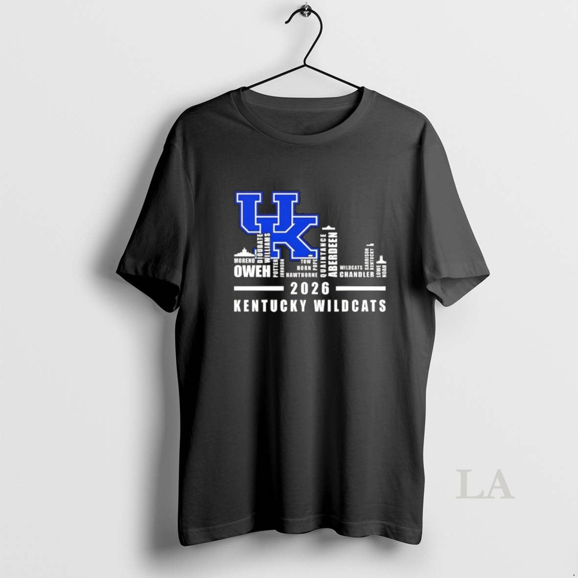 Original 2026 Kentucky Wildcats All Names City Thank You For The Memories Skyline Unisex T-shirt, Sweatshirt, Hoodie, Long Sleeve Tee - T-Shirt, Sweatshirt, Hoodie