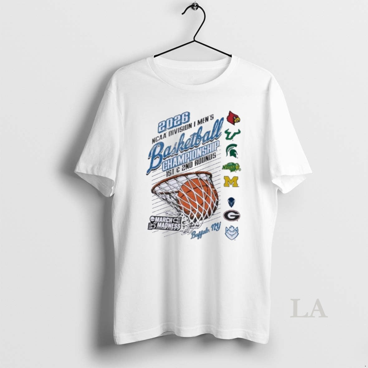Original 2026 Ncaa Di Mens Basketball Championship Regional 8 Teams Buffalo New York Unisex T-shirt, Sweatshirt, Hoodie, Long Sleeve Tee - T-Shirt, Sweatshirt, Hoodie