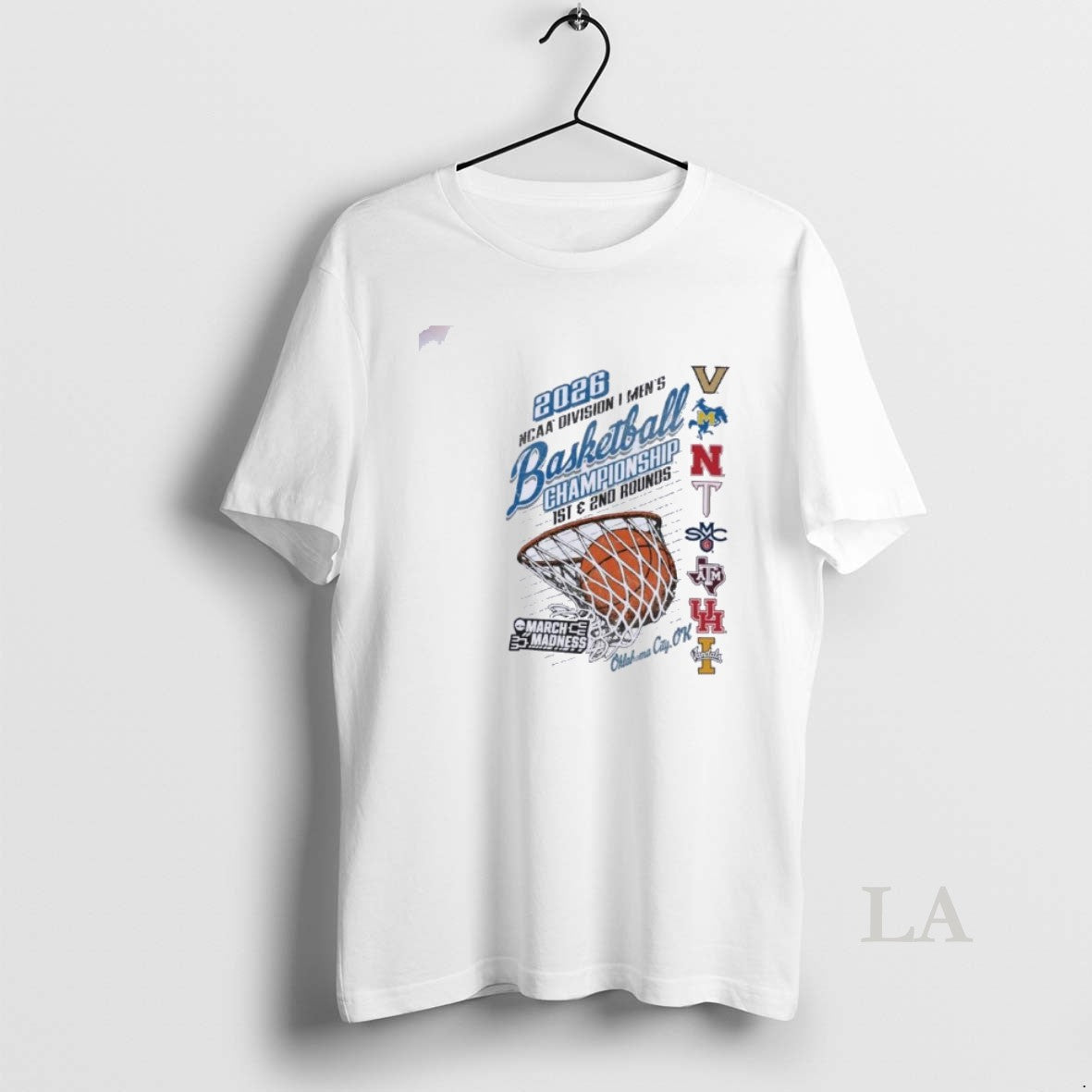 Original 2026 Ncaa Di Mens Basketball Championship Regional 8 Teams Oklahoma City Oklahoma - T-Shirt, Sweatshirt, Hoodie
