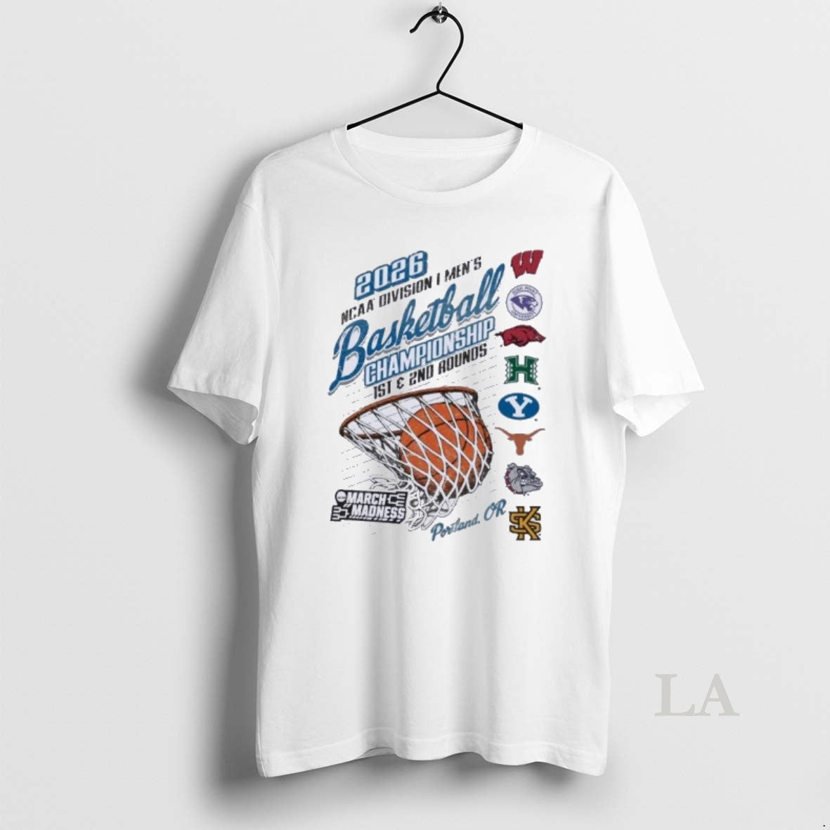 Original 2026 Ncaa Di Mens Basketball Championship Regional 8 Teams Portland Oregon Unisex T-shirt, Sweatshirt, Hoodie, Long Sleeve Tee - T-Shirt, Sweatshirt, Hoodie