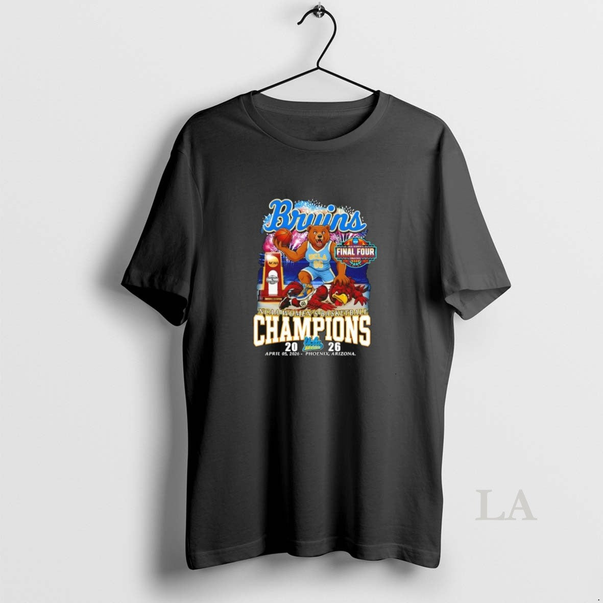 Original 2026 Ncaa Womens Basketball Champions Ucla Bruins Beat South Carolina Gamecocks Mascots - T-Shirt, Sweatshirt, Hoodie