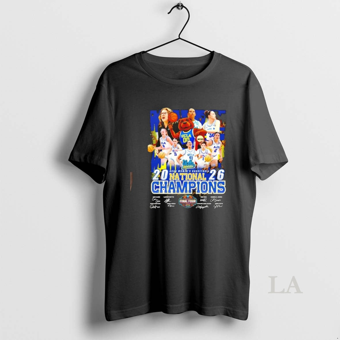 Original 2026 Ncaa Womens Basketball National Champions Ucla Bruins All Players Signatures - T-Shirt, Sweatshirt, Hoodie