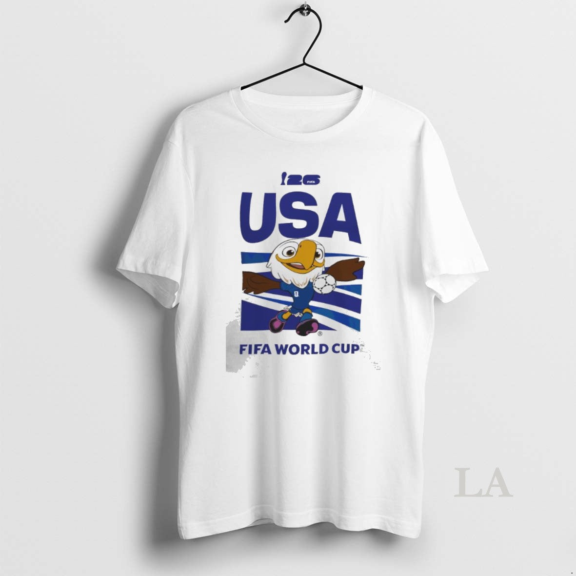 Original 2026 World Cup Usa Mascot White Unisex T-shirt, Sweatshirt, Hoodie, Long Sleeve Tee - T-Shirt, Sweatshirt, Hoodie