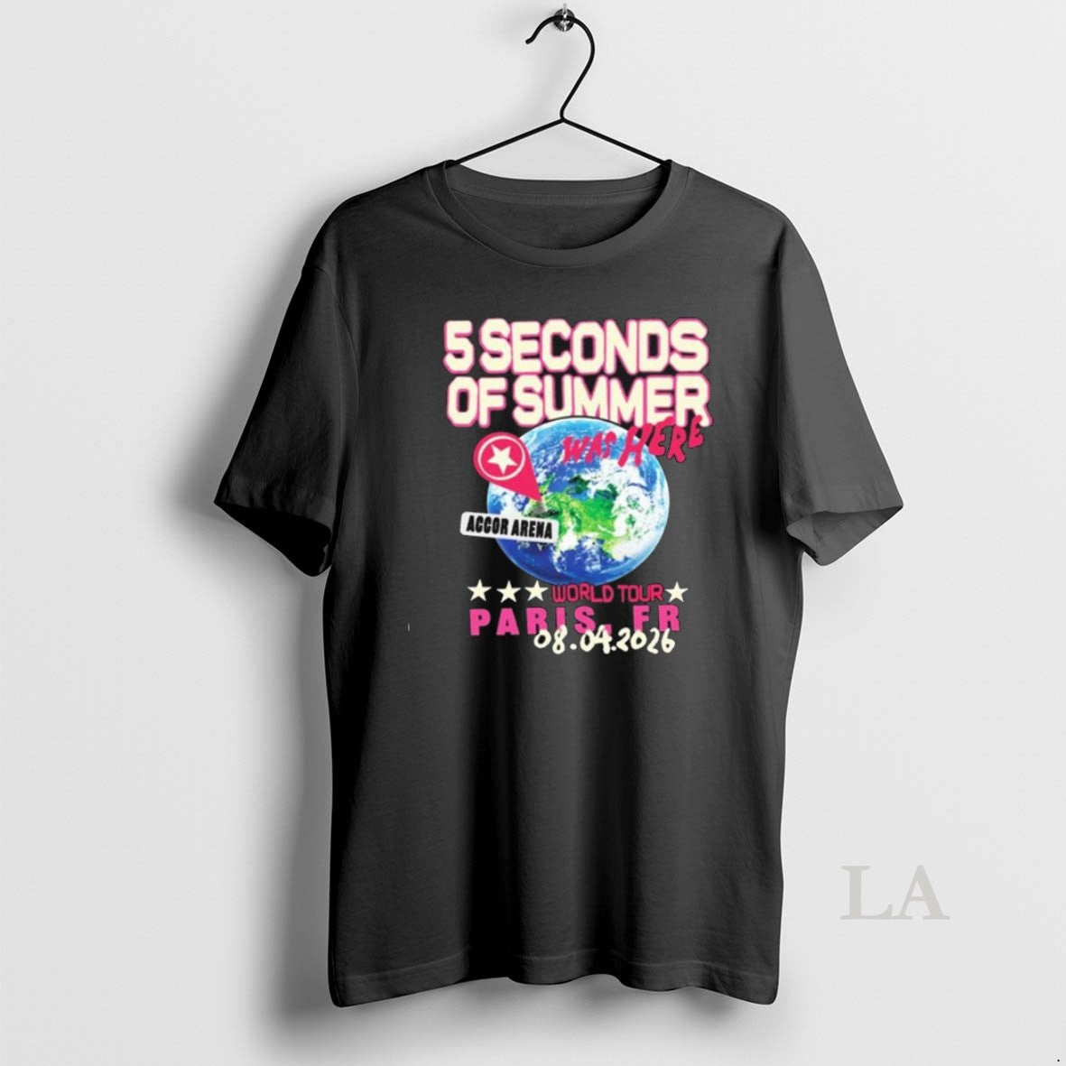 Original 5 Seconds Of Summer April 8 2026 Paris Fr Unisex T-shirt, Sweatshirt, Hoodie, Long Sleeve Tee - T-Shirt, Sweatshirt, Hoodie