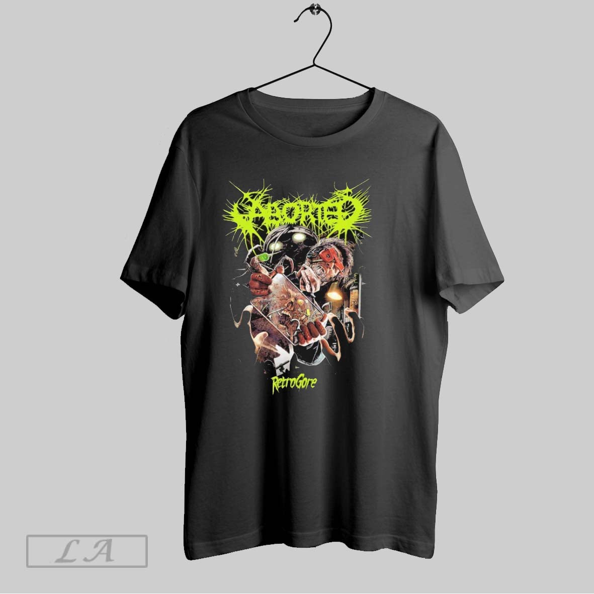 Original Aborted Retrogore Unisex T-shirt, Sweatshirt, Hoodie, Long Sleeve Tee - T-Shirt, Sweatshirt, Hoodie