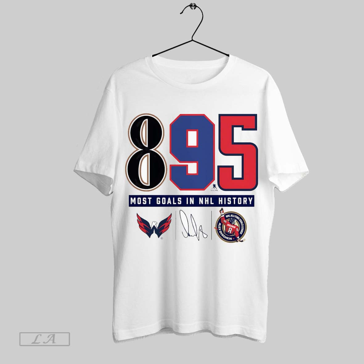 Original Alexander Ovechkin Washington Capitals Nhl All Time Leading Goalscorer The History Of 895 - T-Shirt, Sweatshirt, Hoodie