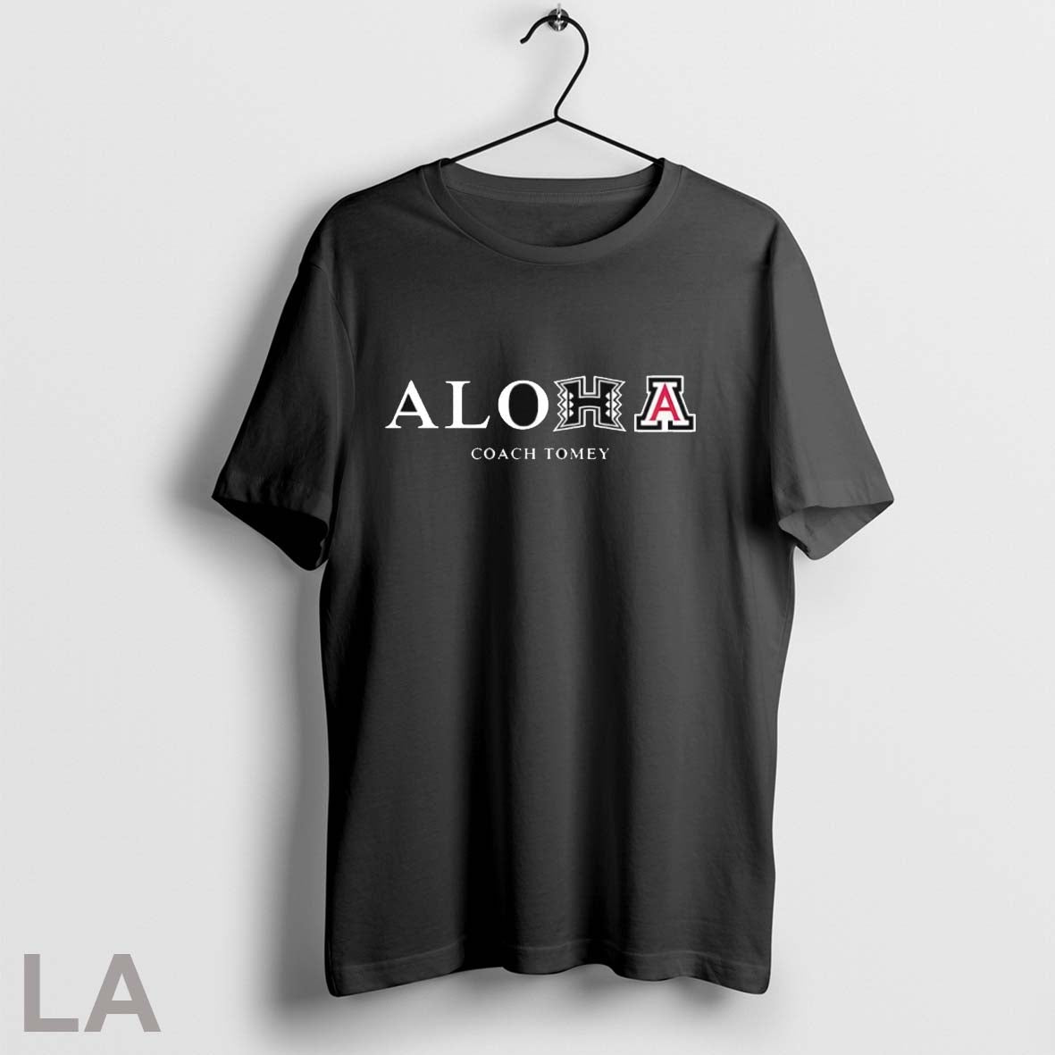 Original Aloha Coach Tomey Hawaii And Arizona Wildcats Unisex T-shirt, Sweatshirt, Hoodie, Long Sleeve Tee - T-Shirt, Sweatshirt, Hoodie