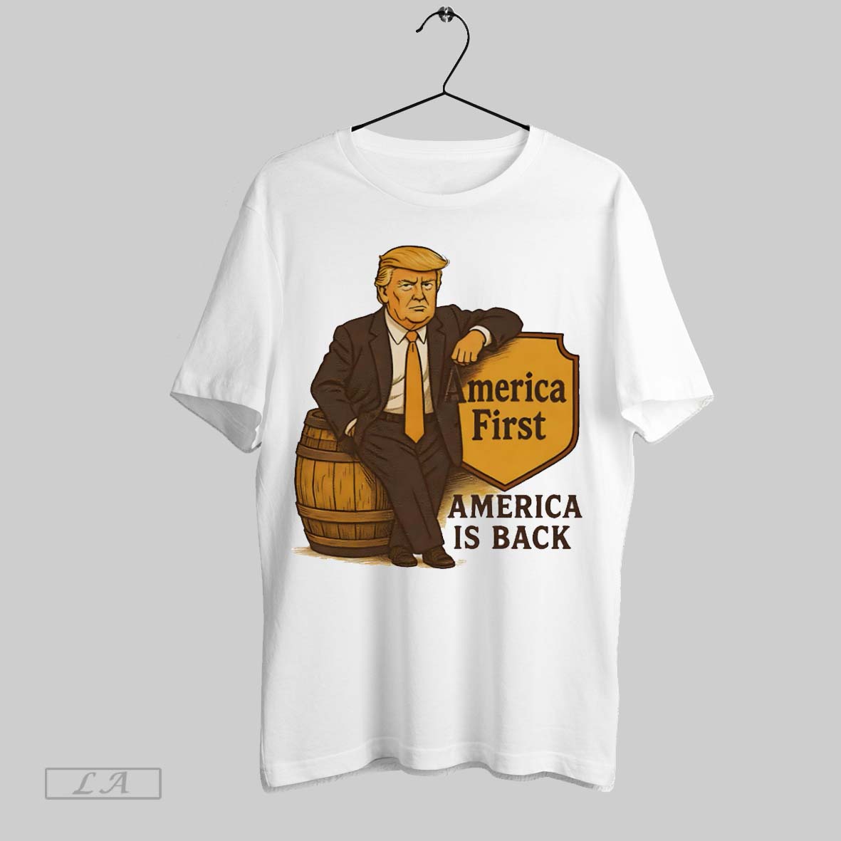 Original America First America Is Back Cracker Barrel Unisex T-shirt, Sweatshirt, Hoodie, Long Sleeve Tee - T-Shirt, Sweatshirt, Hoodie