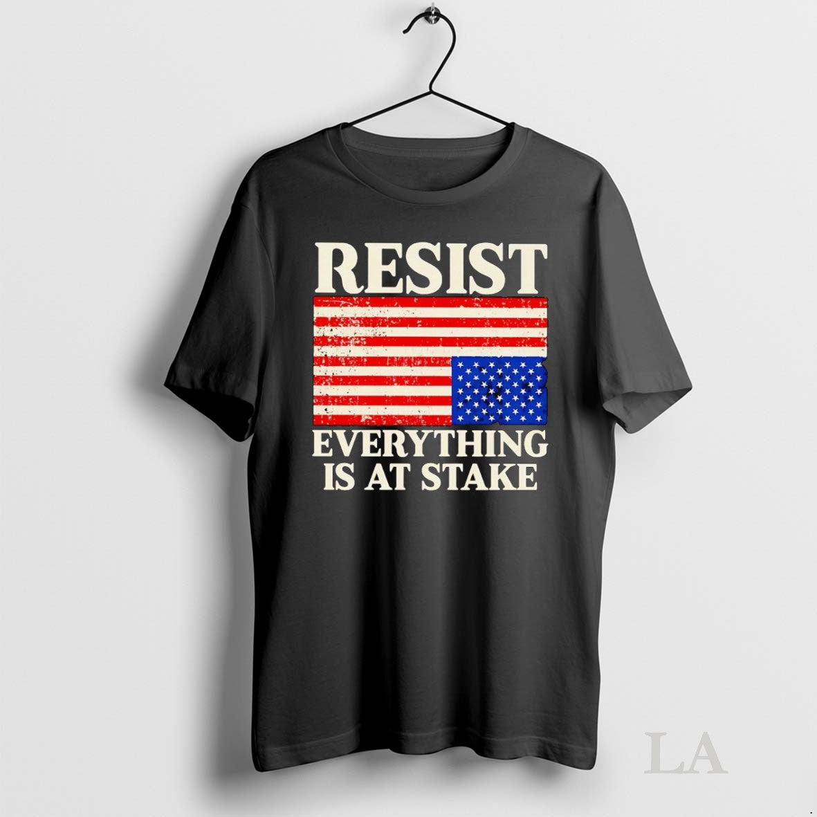 Original American Upside Down Flag Resist Everythings At Stake Unisex T-shirt, Sweatshirt, Hoodie, Long Sleeve Tee - T-Shirt, Sweatshirt, Hoodie
