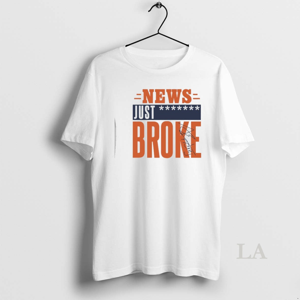 Original Andrej Stojakovic Illinois Fighting Illini News Just Broke Signature Unisex T-shirt, Sweatshirt, Hoodie, Long Sleeve Tee - T-Shirt, Sweatshirt, Hoodie
