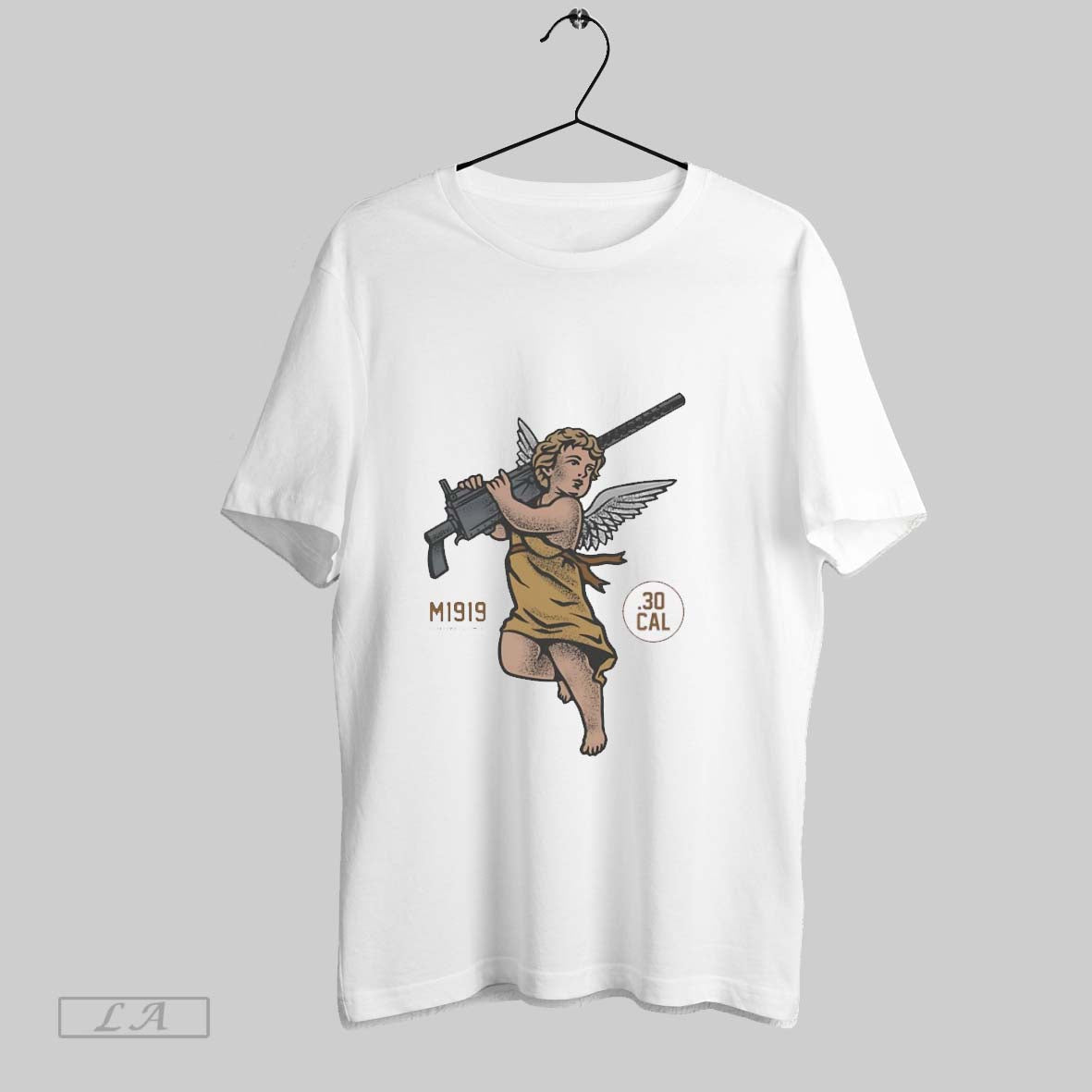 Original Angel Gun M1919 Unisex T-shirt, Sweatshirt, Hoodie, Long Sleeve Tee - T-Shirt, Sweatshirt, Hoodie