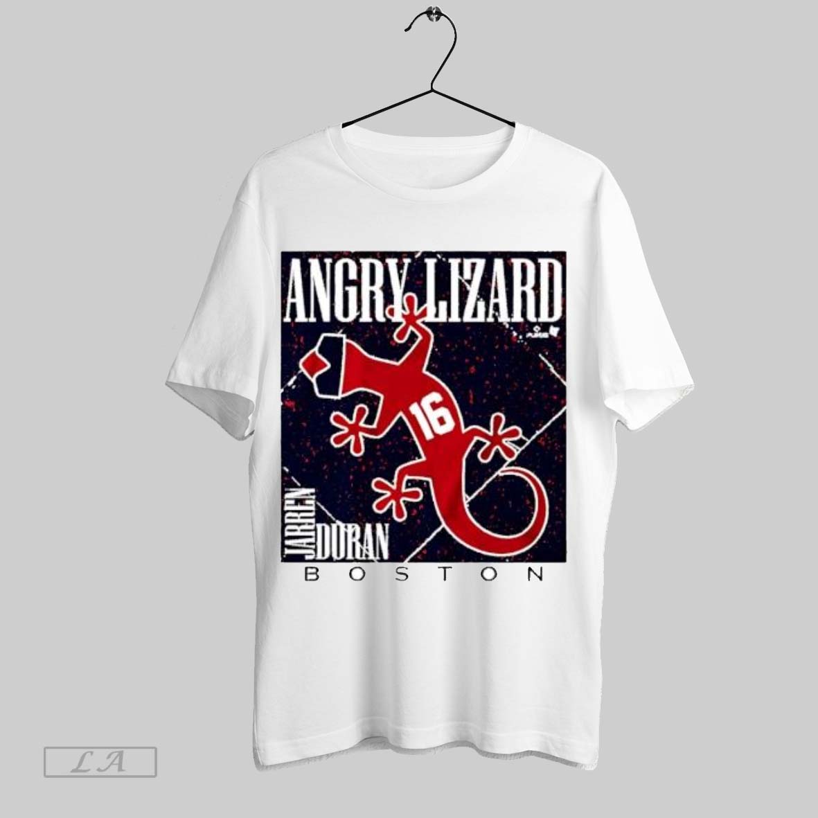 Original Angry Lizard Jarren Duran 16 Boston Red Sox Baseball Graphic Unisex T-shirt, Sweatshirt, Hoodie, Long Sleeve Tee - T-Shirt, Sweatshirt, Hoodie