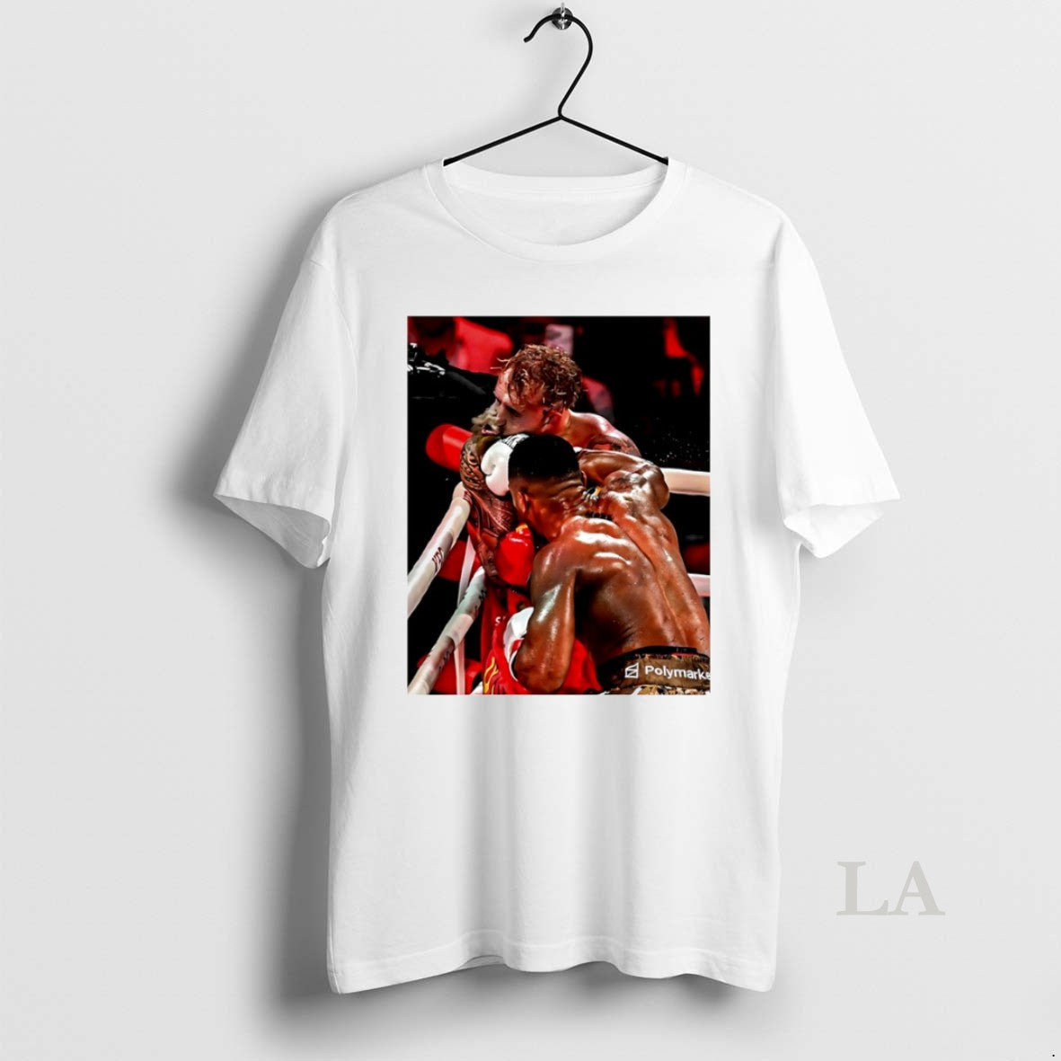 Original Anthony Joshua Ko Jake Paul Photo Circle - T-Shirt, Sweatshirt, Hoodie