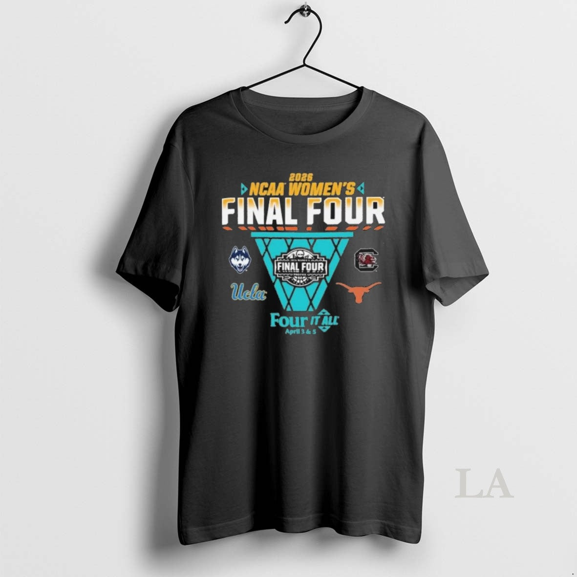 Original April 3 5 2026 Ncaa Womens Final Four Unisex T-shirt, Sweatshirt, Hoodie, Long Sleeve Tee - T-Shirt, Sweatshirt, Hoodie
