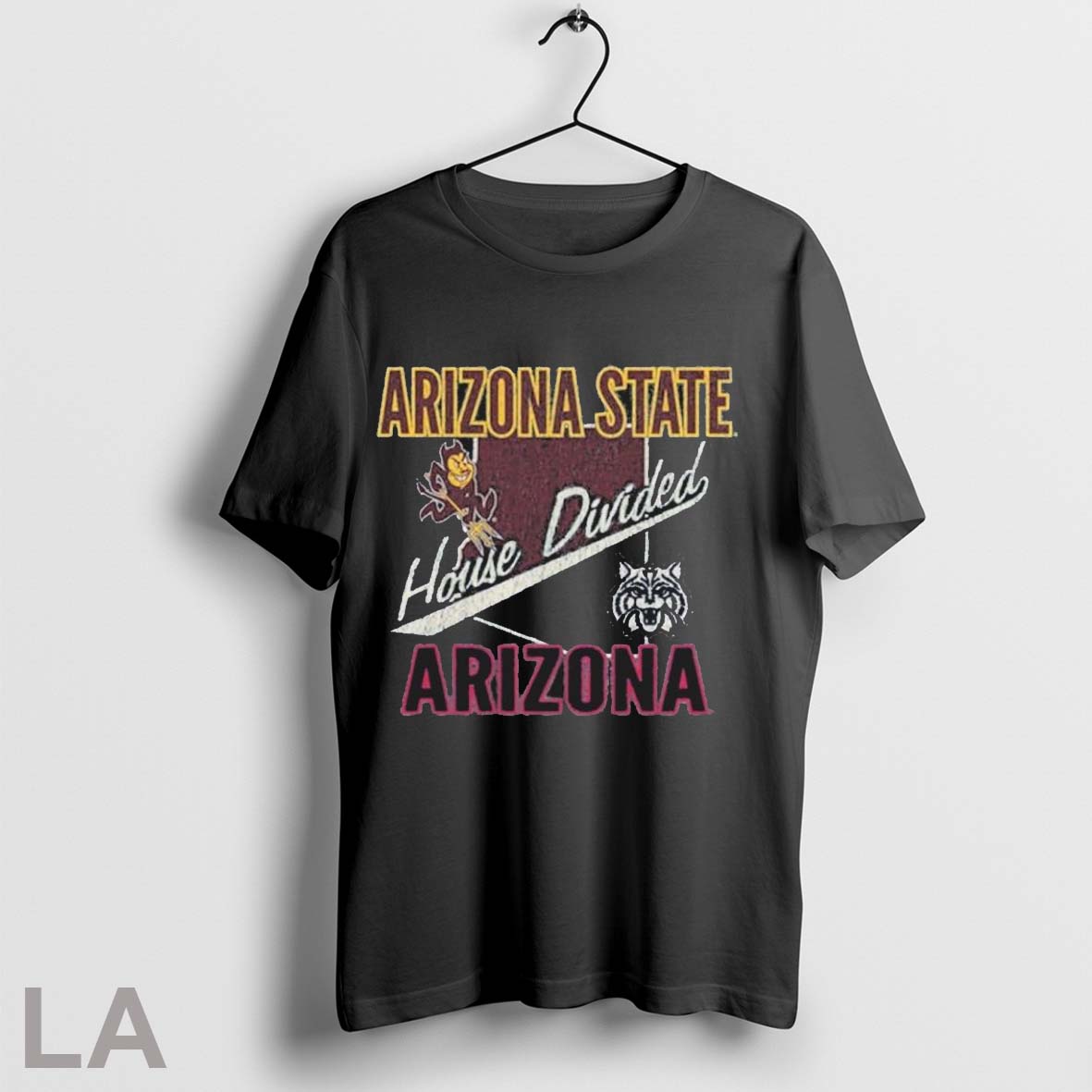Original Arizona State Sun Devils House Divided Vs Arizona Unisex T-shirt, Sweatshirt, Hoodie, Long Sleeve Tee - T-Shirt, Sweatshirt, Hoodie