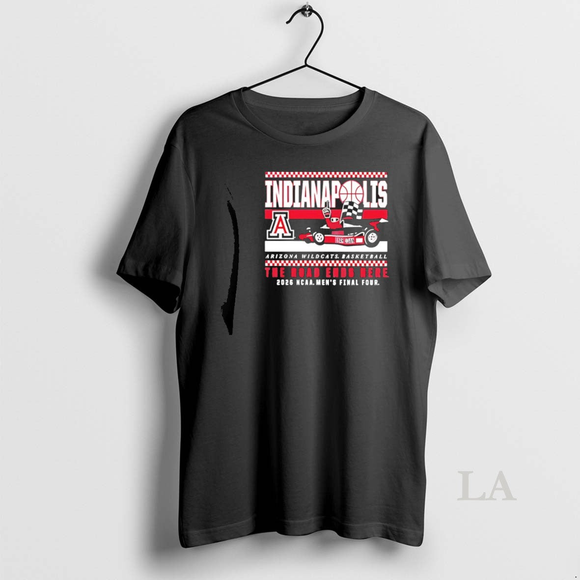 Original Arizona Wildcats Basketball 2026 Ncaa Mens Final Four The Road Ends Here Indianapolis - T-Shirt, Sweatshirt, Hoodie