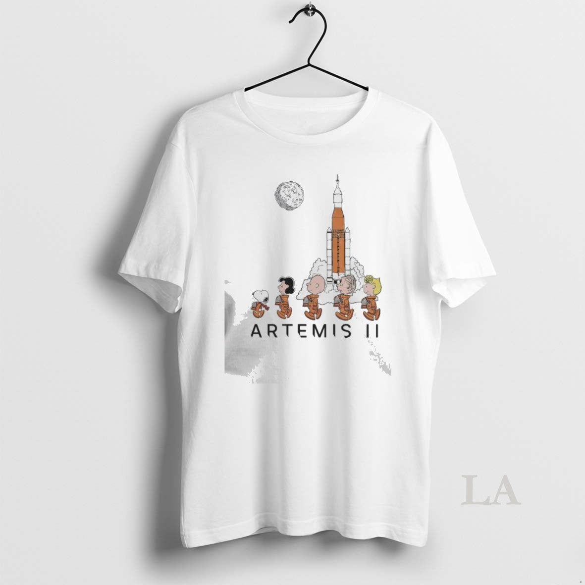 Original Artemis Ii Peanuts Unisex T-shirt, Sweatshirt, Hoodie, Long Sleeve Tee - T-Shirt, Sweatshirt, Hoodie