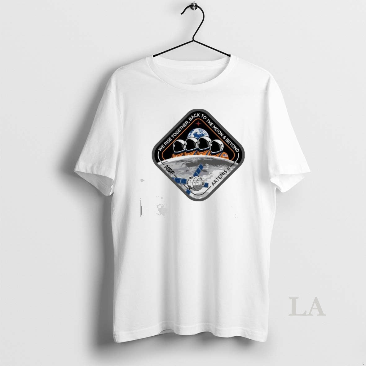 Original Artemis Ii We Rise Together Back To The Moon Beyond Patch Unisex T-shirt, Sweatshirt, Hoodie, Long Sleeve Tee - T-Shirt, Sweatshirt, Hoodie