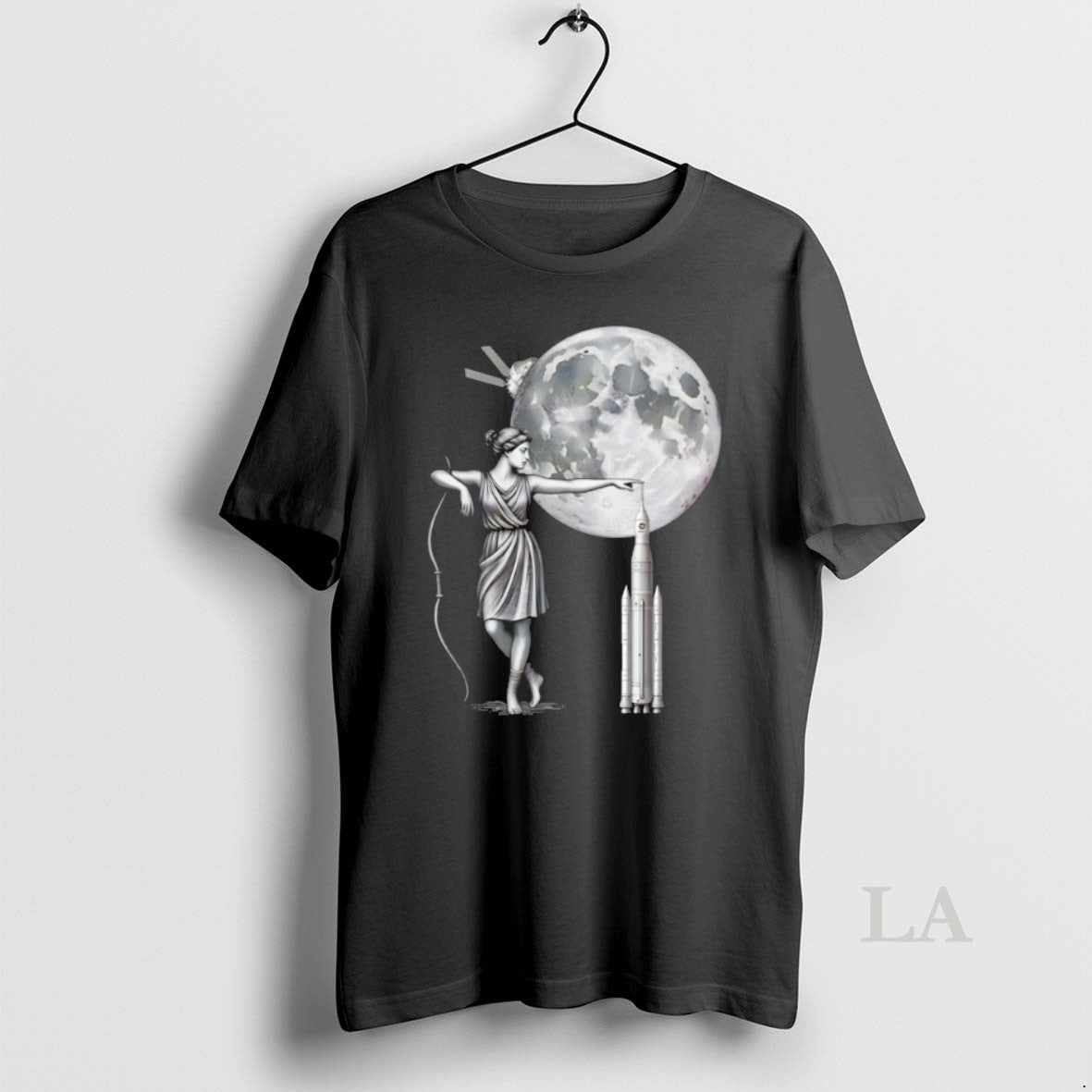 Original Artemis Moon Goddess With Rocket Space Mission Vintage Unisex T-shirt, Sweatshirt, Hoodie, Long Sleeve Tee - T-Shirt, Sweatshirt, Hoodie