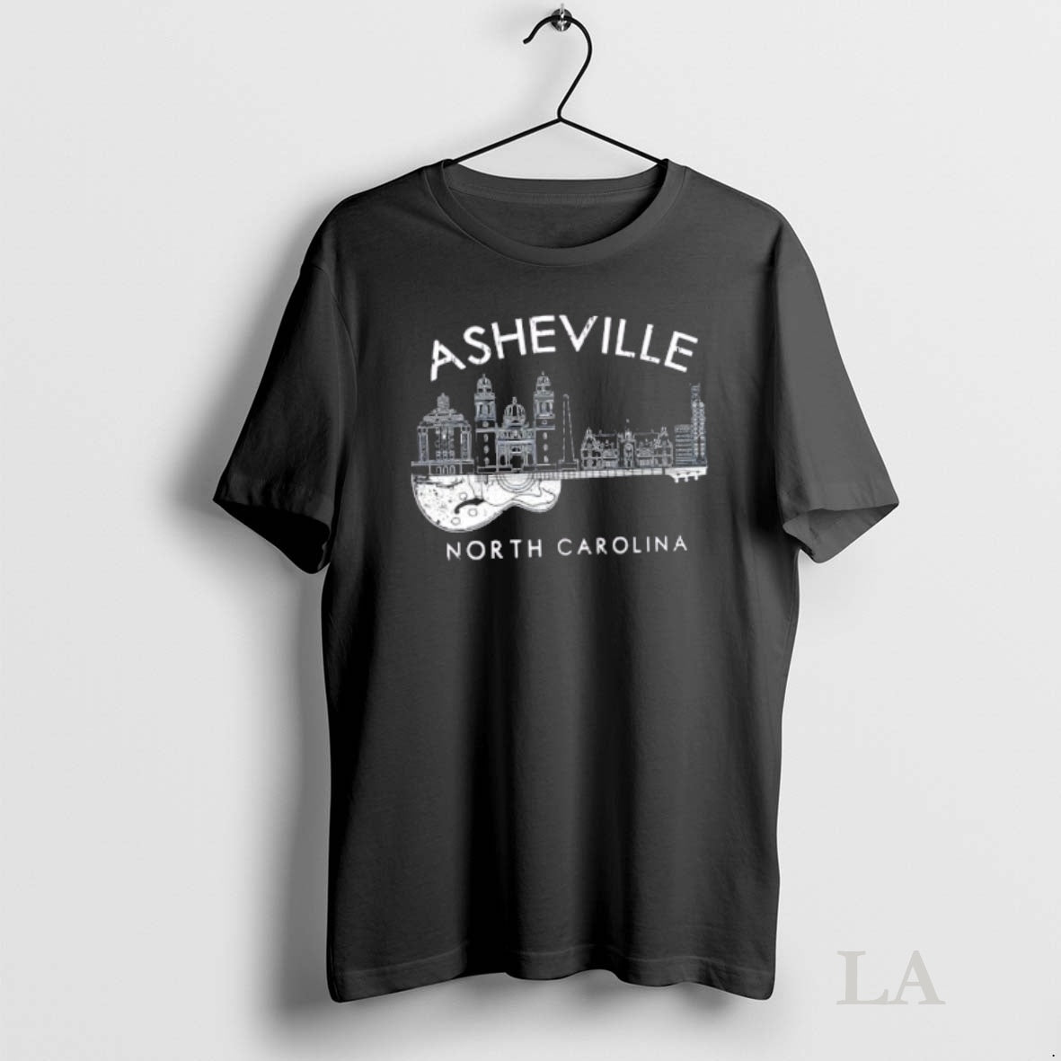 Original Asheville Souvenir North Carolina Lover Music Guitar - T-Shirt, Sweatshirt, Hoodie