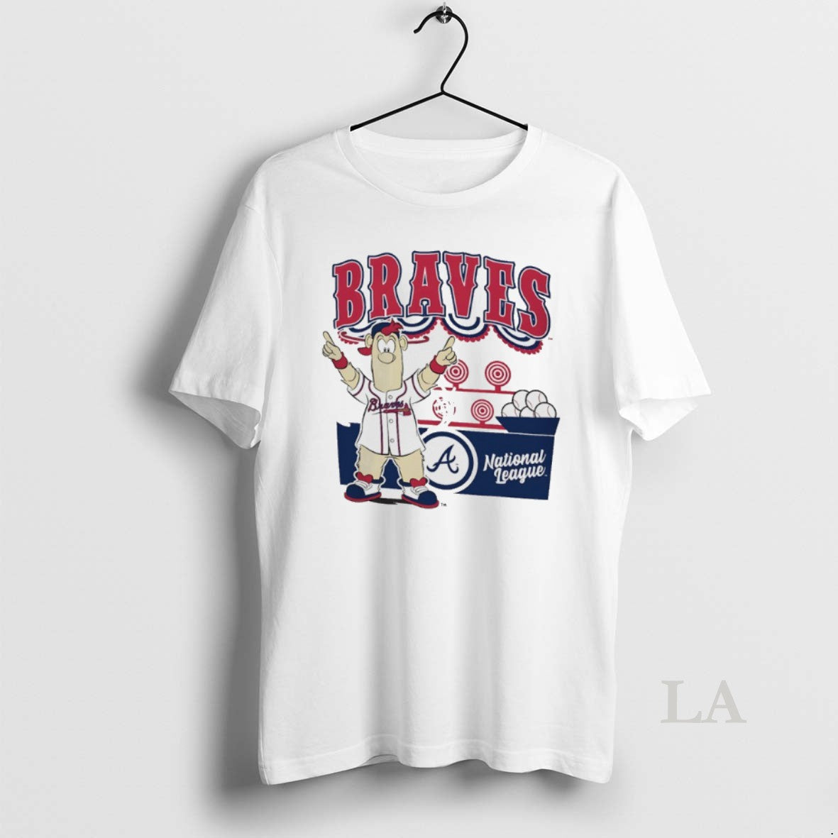 Original Atlanta Braves National League Step Back Up Mascot Unisex T-shirt, Sweatshirt, Hoodie, Long Sleeve Tee - T-Shirt, Sweatshirt, Hoodie