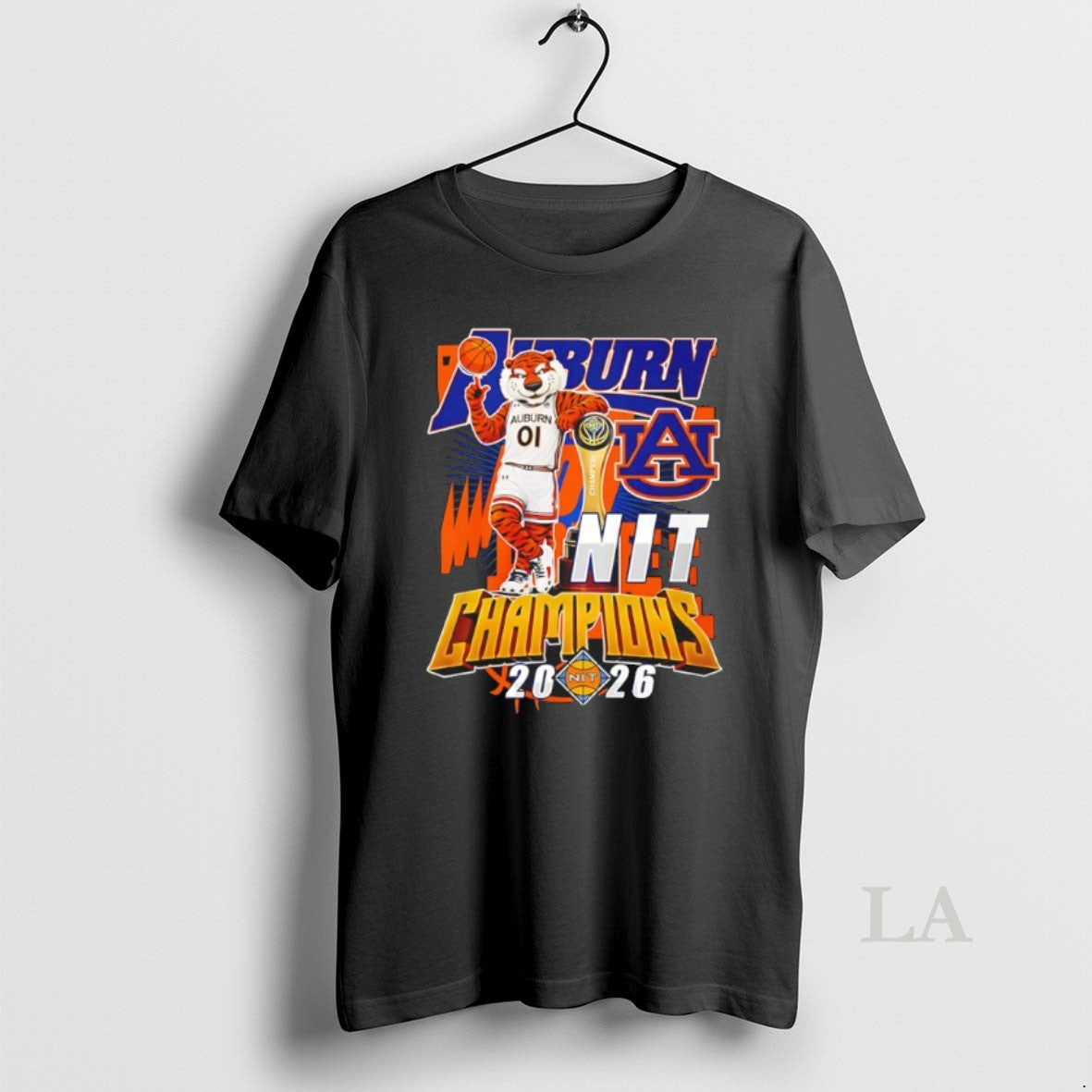 Original Auburn Tigers Basketball 2026 Nit National Invitational Tournament Champions Mascot - T-Shirt, Sweatshirt, Hoodie