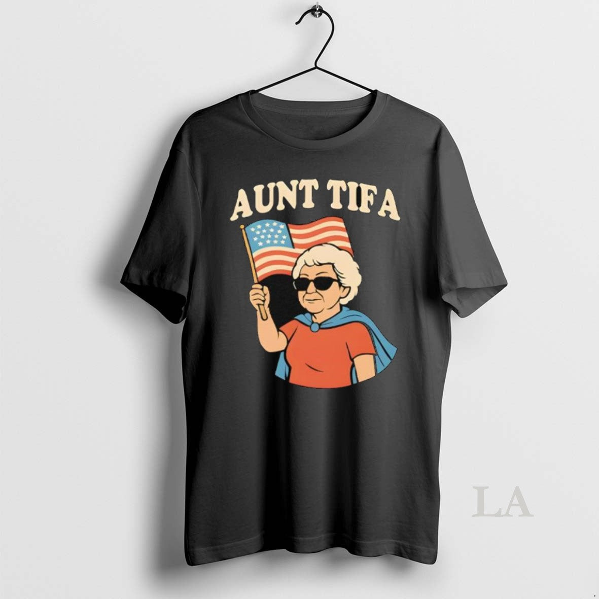 Original Aunt Tifa American Flag Funny Unisex T-shirt, Sweatshirt, Hoodie, Long Sleeve Tee - T-Shirt, Sweatshirt, Hoodie