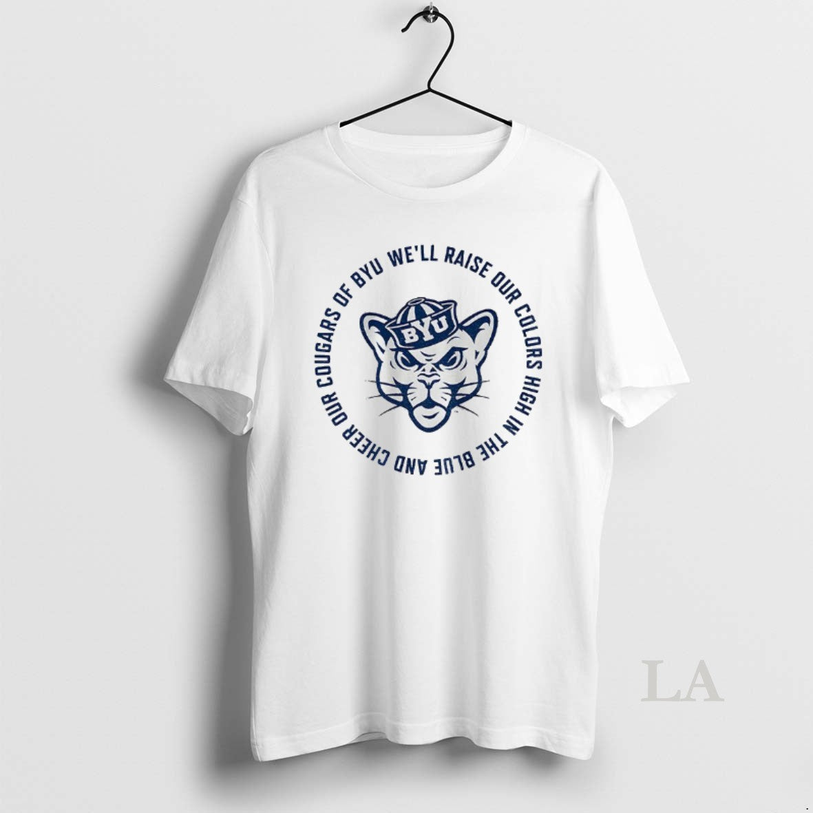 Original Byu Cougars Basketball Fight Song Well Raise Our Colors High In The Blue And - T-Shirt, Sweatshirt, Hoodie