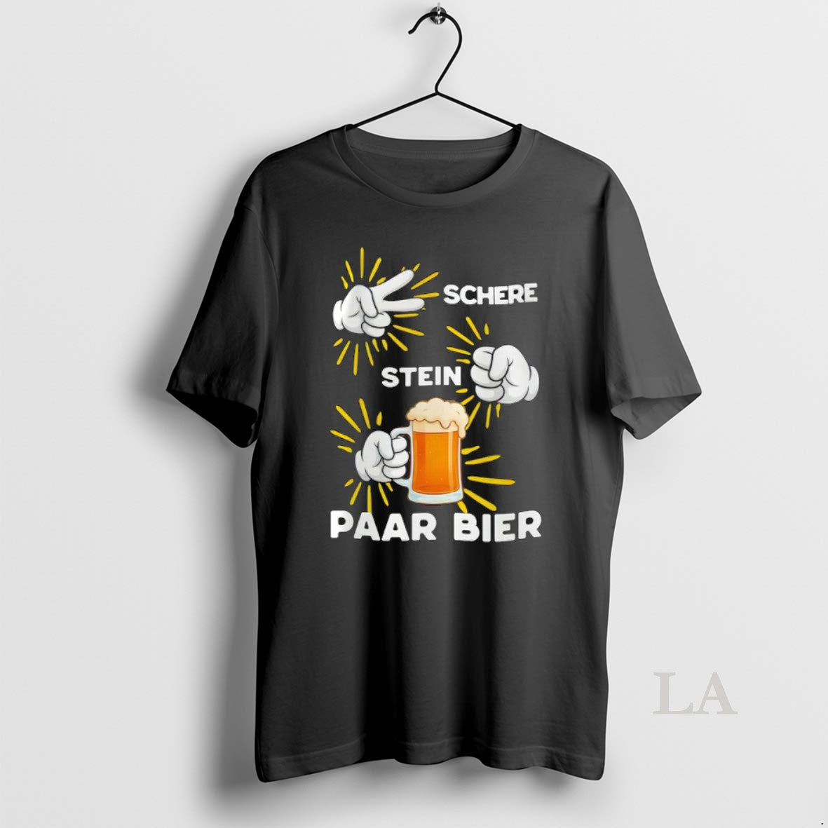 Original Bachelor Party Schere Stein Paar Bier Unisex T-shirt, Sweatshirt, Hoodie, Long Sleeve Tee - T-Shirt, Sweatshirt, Hoodie