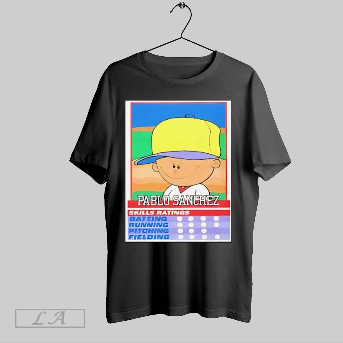 Original Backyard Baseball Pablo Sanchez Baseball Card Unisex T-shirt, Sweatshirt, Hoodie, Long Sleeve Tee - T-Shirt, Sweatshirt, Hoodie