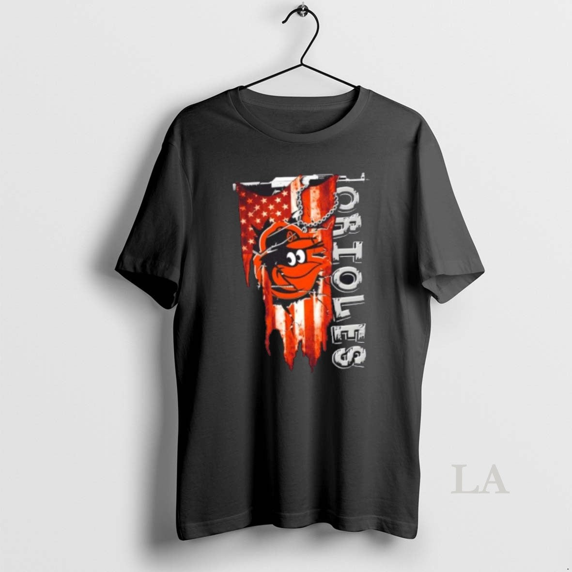 Original Baltimore Orioles Baseball Battle Shattered Usa Flag Rip Design - T-Shirt, Sweatshirt, Hoodie