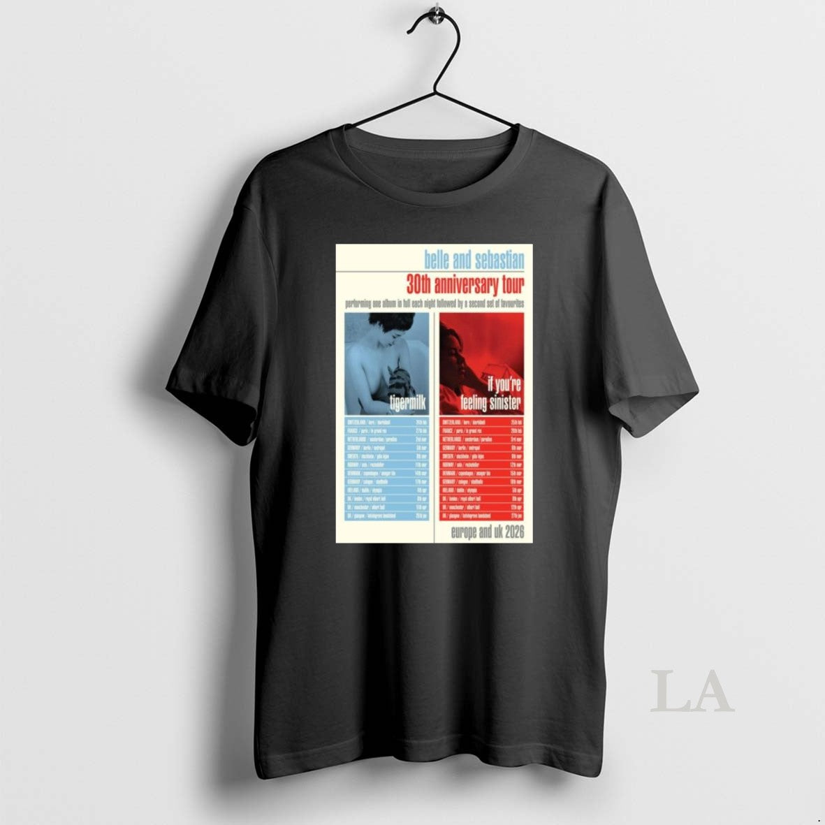 Original Belle And Sebastian 30th Anniversary Tour Europe Uk 2026 Long Sleve Unisex T-shirt, Sweatshirt, Hoodie, Long Sleeve Tee - T-Shirt, Sweatshirt, Hoodie