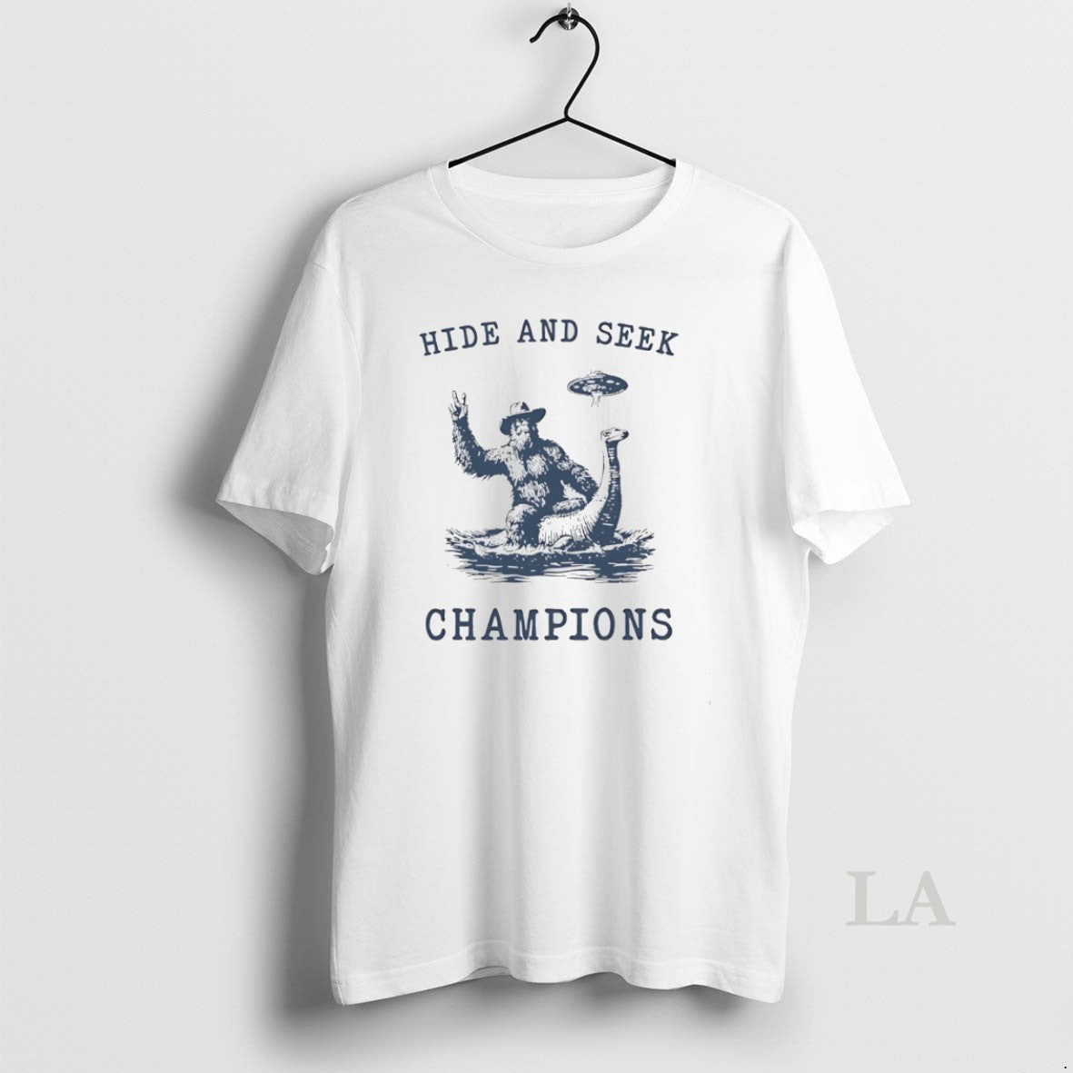 Original Bigfoot Hide And Seek Champion Loch Ness Unisex T-shirt, Sweatshirt, Hoodie, Long Sleeve Tee - T-Shirt, Sweatshirt, Hoodie