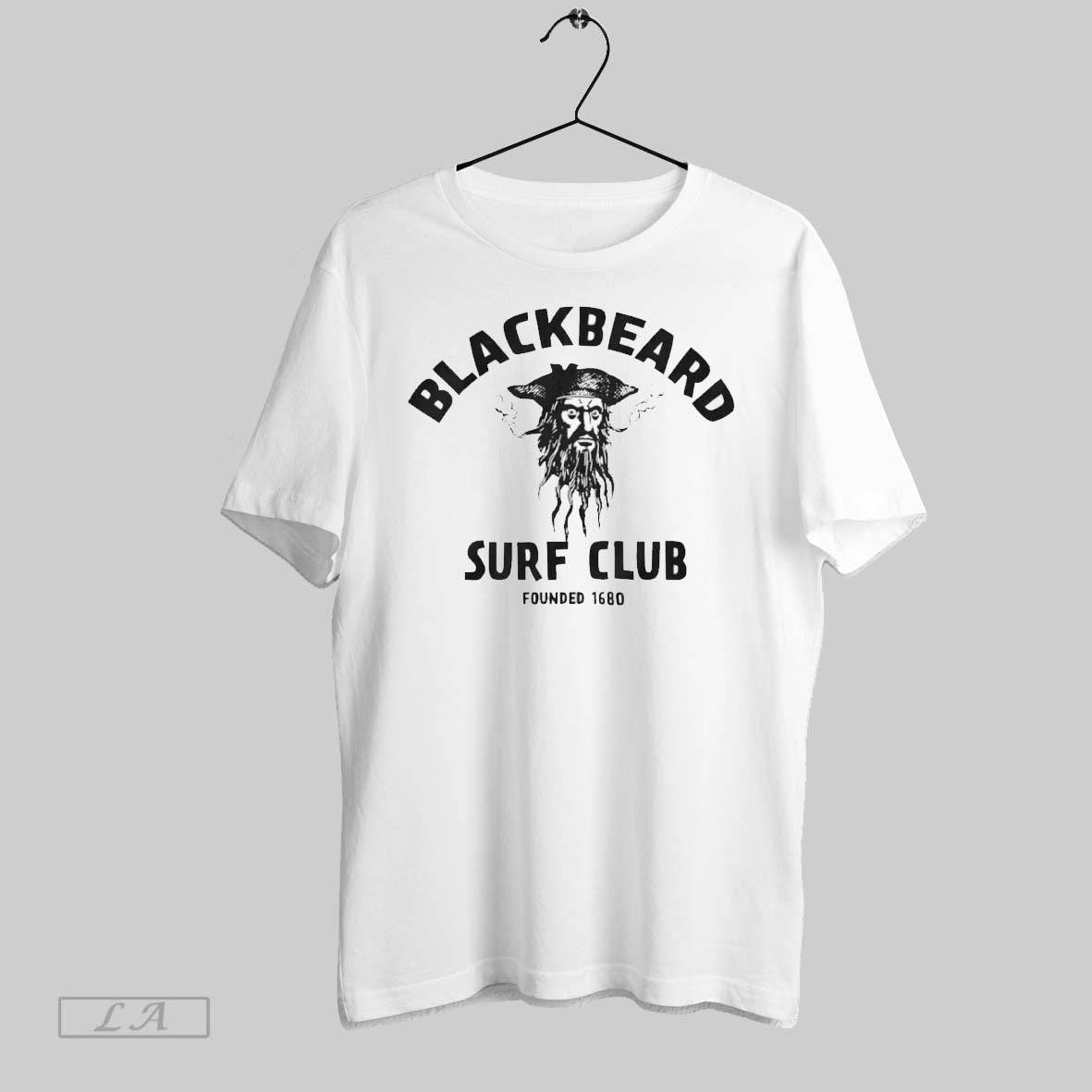 Original Blackbeard Surf Club Founded 1680 Unisex T-shirt, Sweatshirt, Hoodie, Long Sleeve Tee - T-Shirt, Sweatshirt, Hoodie