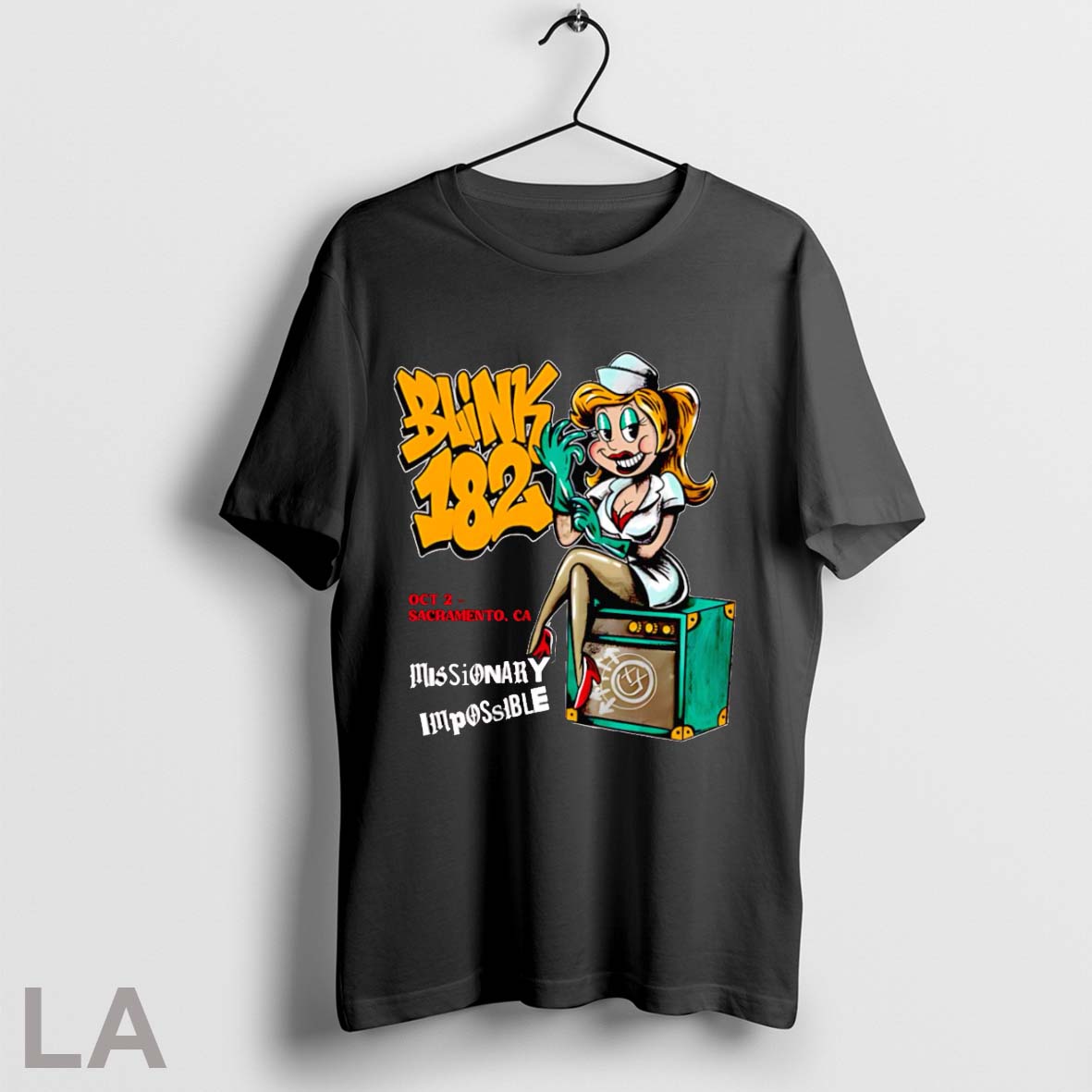 Original Blink 182 Aftershock Festival In Sacramento Ca Oct 2 2025 Unisex T-shirt, Sweatshirt, Hoodie, Long Sleeve Tee - T-Shirt, Sweatshirt, Hoodie